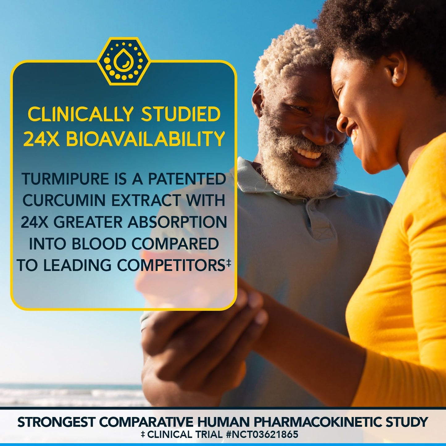 BioEmblem Turmeric Curcumin with Clinically Studied TurmiPure Capsule 60 Count