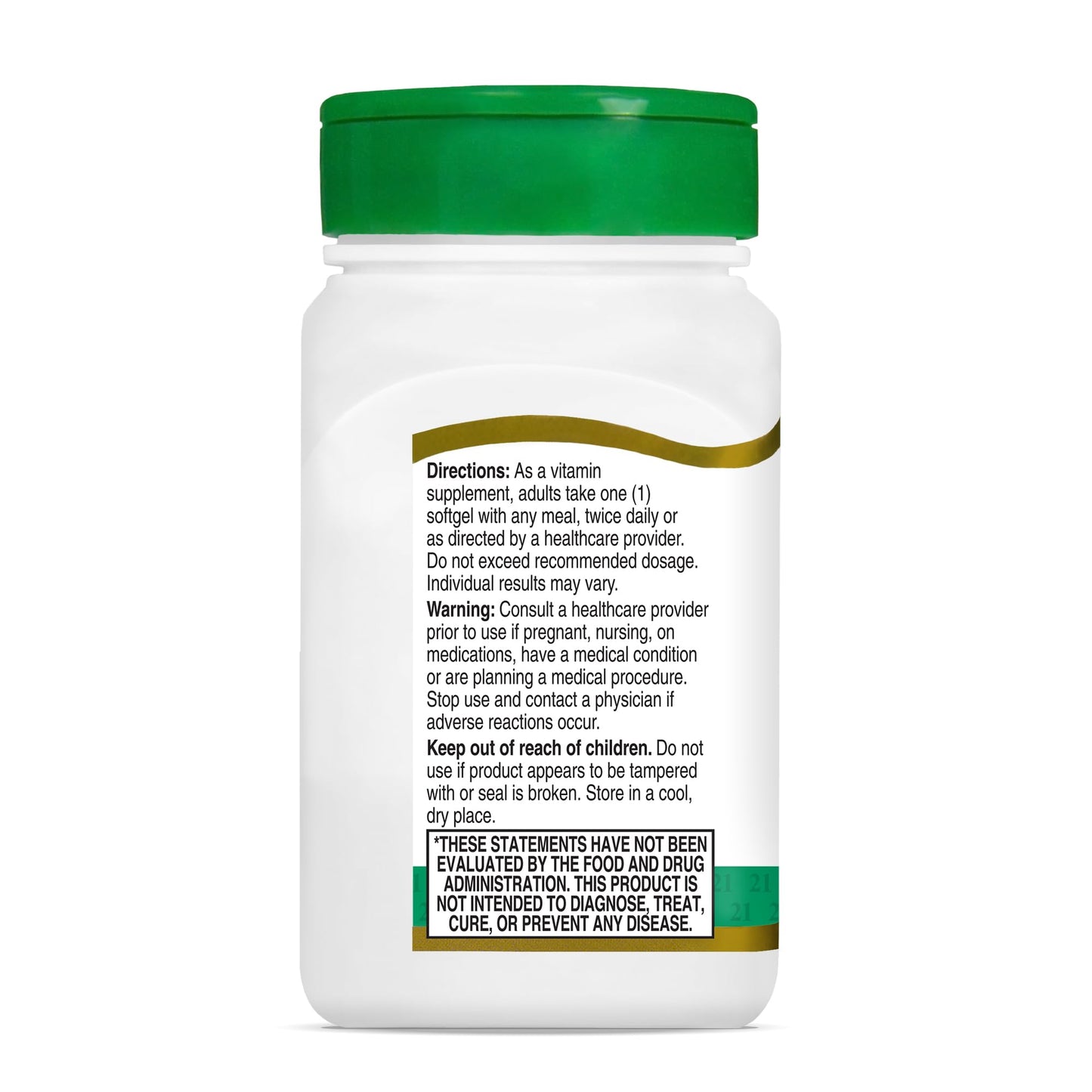 21st Century E 200 I.U. (Dl-Alpha) Vitamin E Softgels, 220 Count