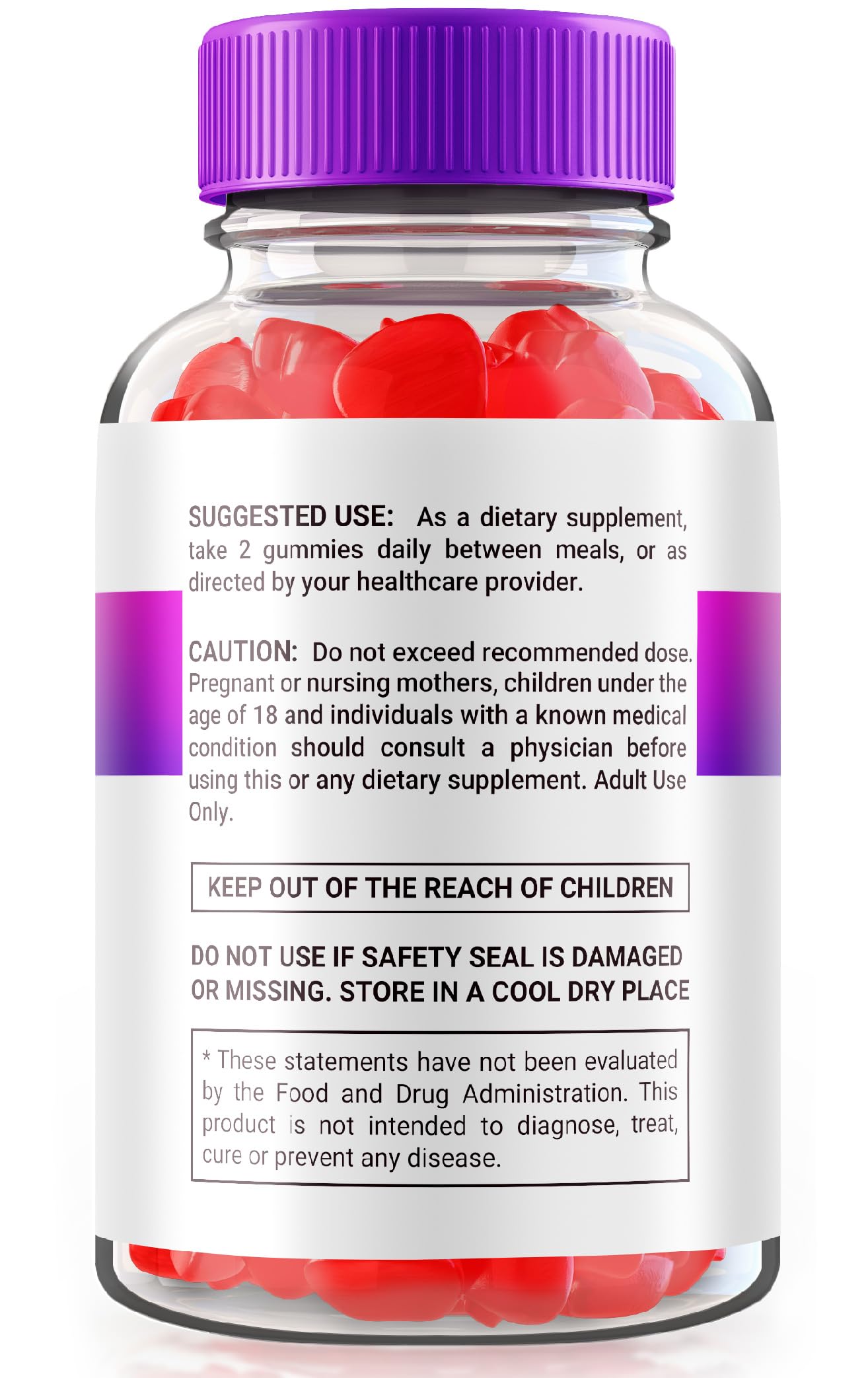 NutraRize Fast Ripped Keto+ACV Gummies, Advanced Formula, 180 Gummies