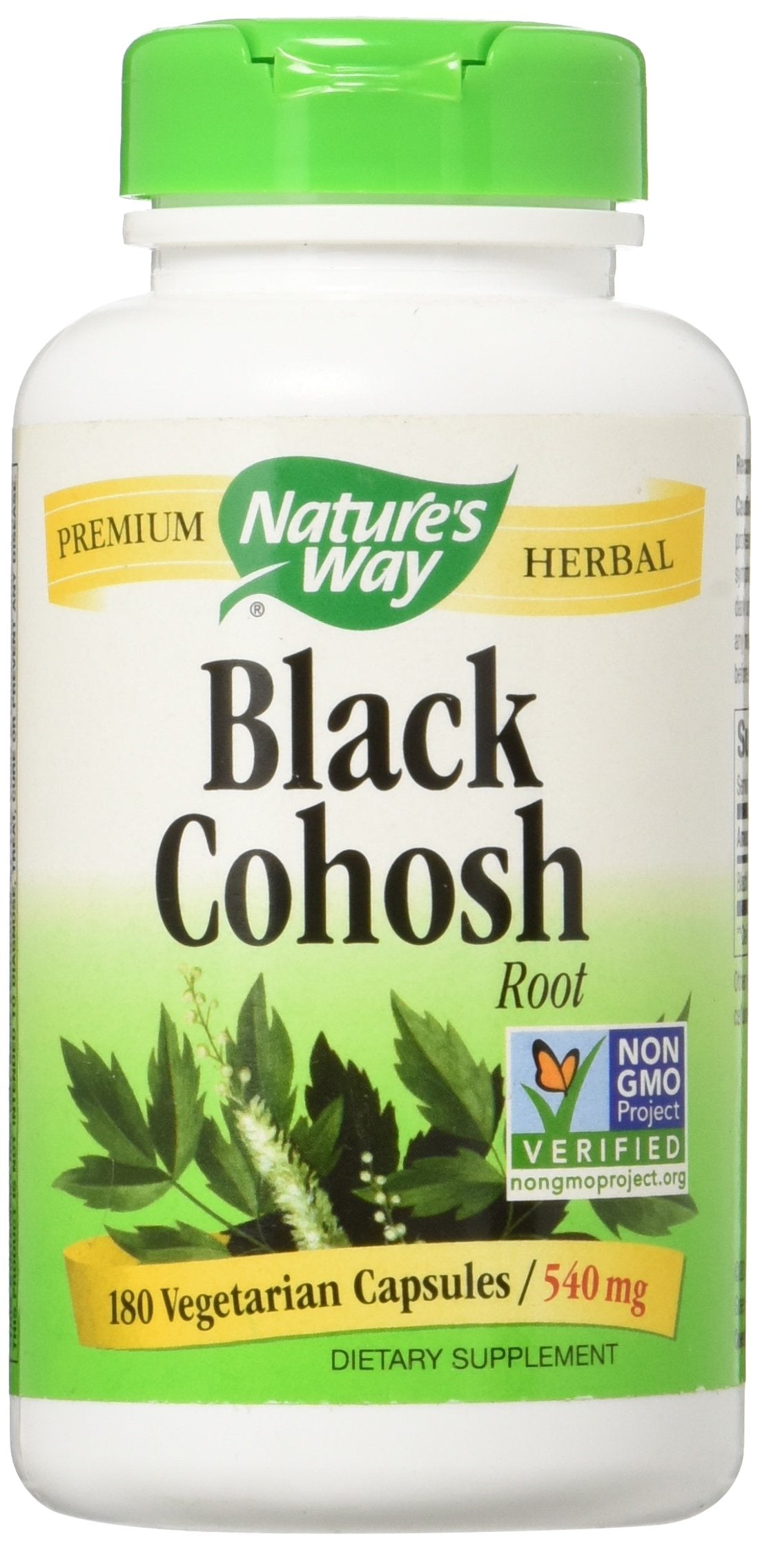 Nature's Way Black Cohosh Root Capsule, 180 Capsules