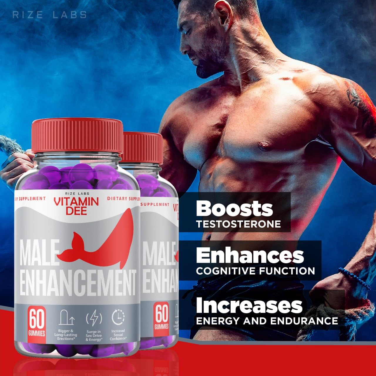 Rize Labs Vitamin Dee Gummy, 120 Gummies