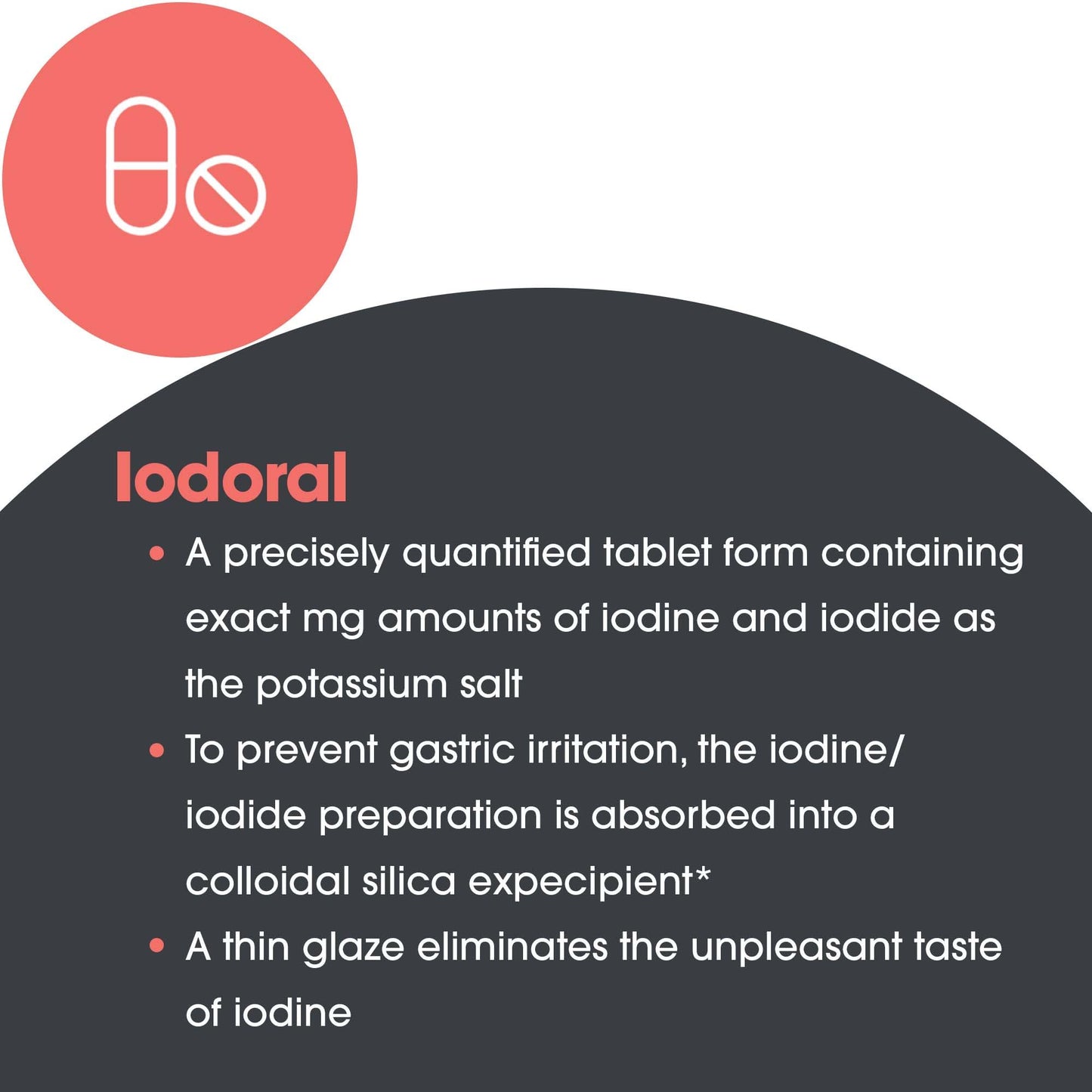 Optimox Iodoral 12.5 mg Iodine & Potassium Iodide Supplement Tablet, 90 Tablets