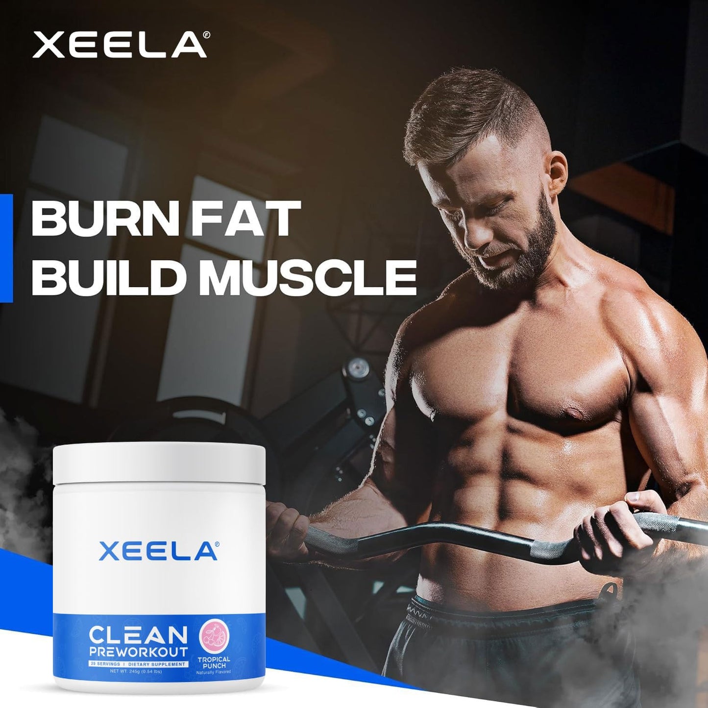 XEELA Pre Workout Powder 7.84 Ounce