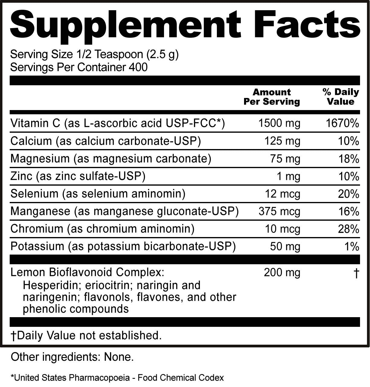 NutriBiotic Ascorbate Bio-C Powder 35.2 oz