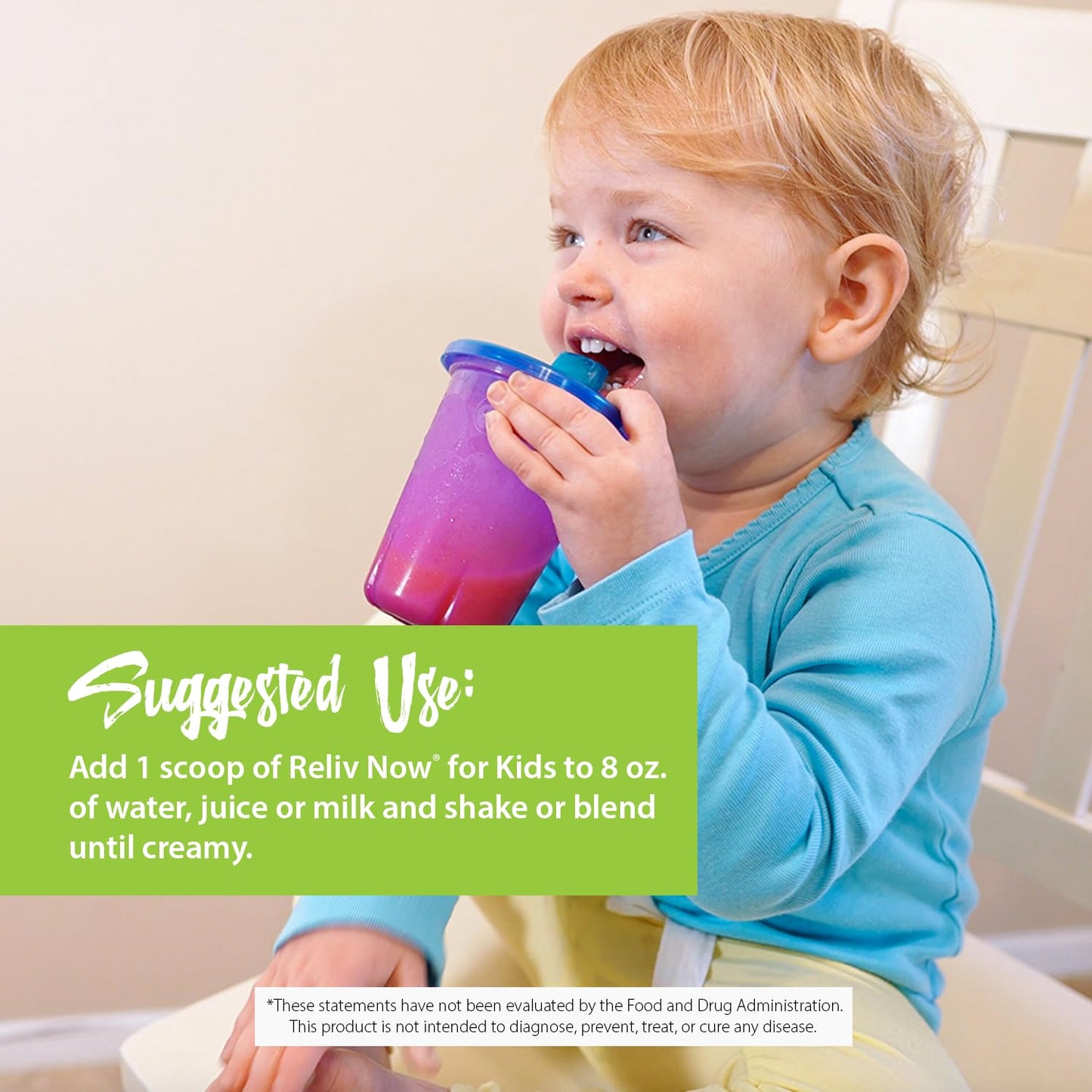 RELIV Now for Kids 1 Vanilla Powder, 30 Servings