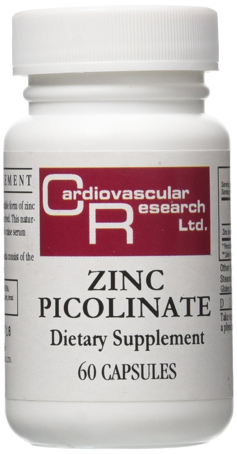 Cardiovascular Research Zinc Picolinate Capsules, 60 Count