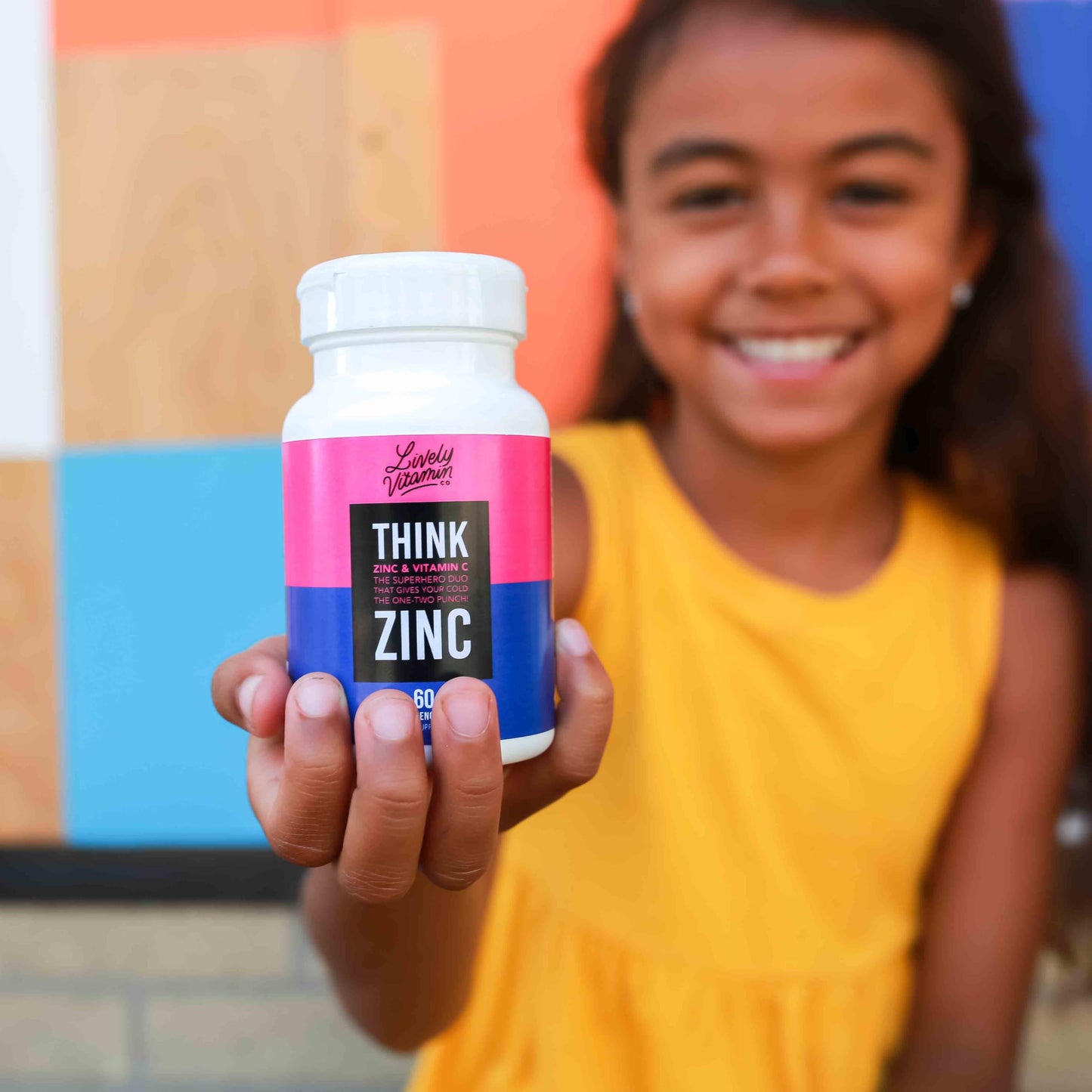 LIVELY VITAMIN CO Think Zinc Vitamin C Lemon Honey Gummy 60 Gummies