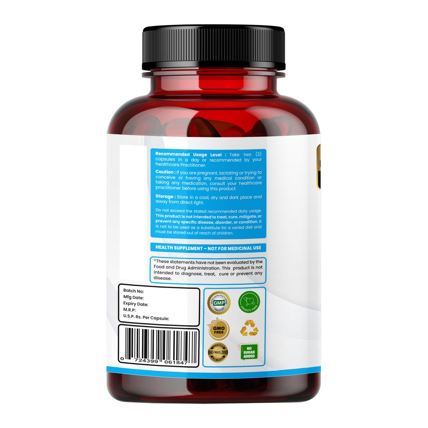Humming Herbs Liver Care TUDCA+ 7 in 1 Formula Capsule, 90 Count