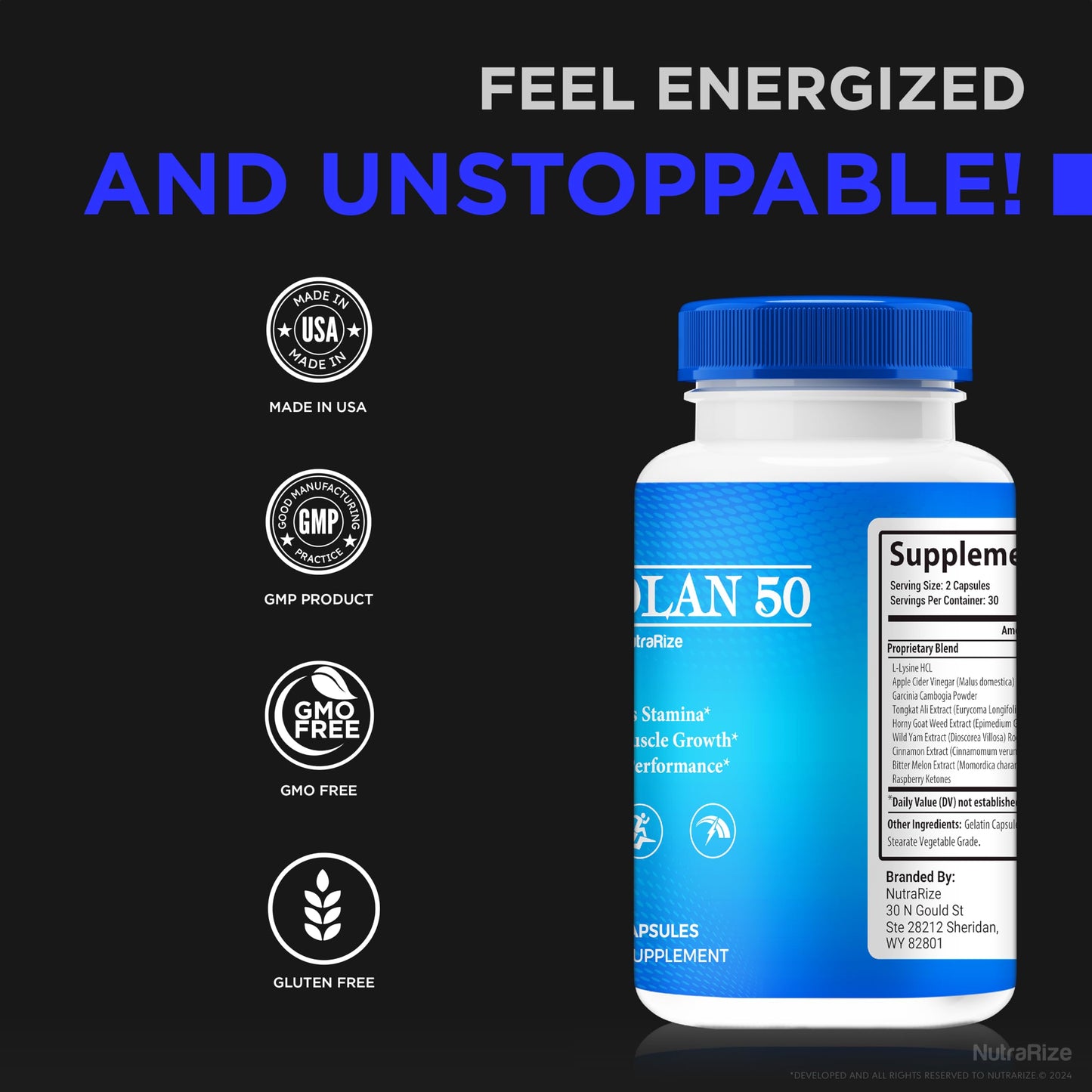 NutraRize Probolan 50 Capsule 60 Count