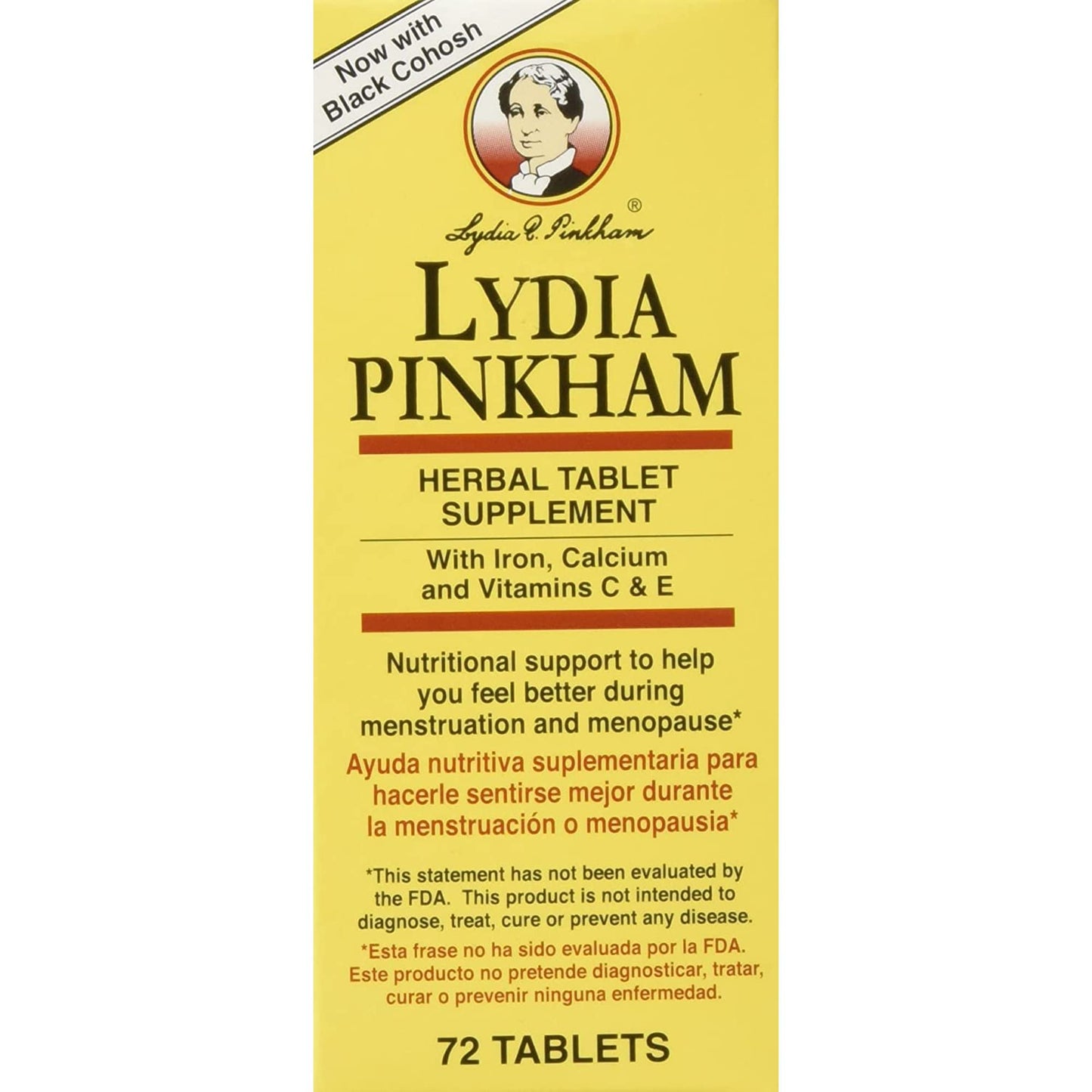 Lydia Pinkham Herbal Tablet Supplement 288 Tablets