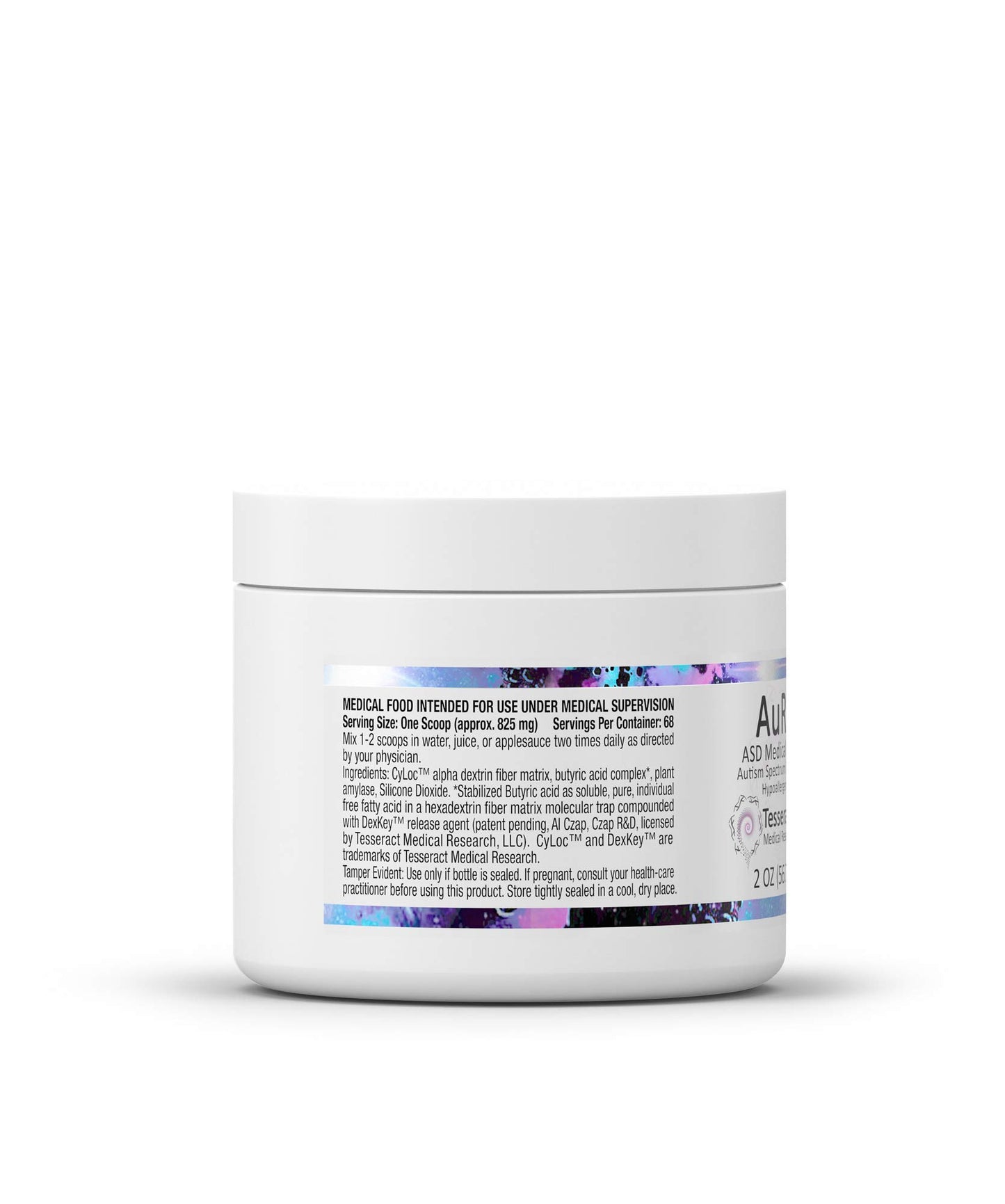 Tesseract Medical Research AuRx Autism Spectrum Medical Food Powder, 2 Ounces