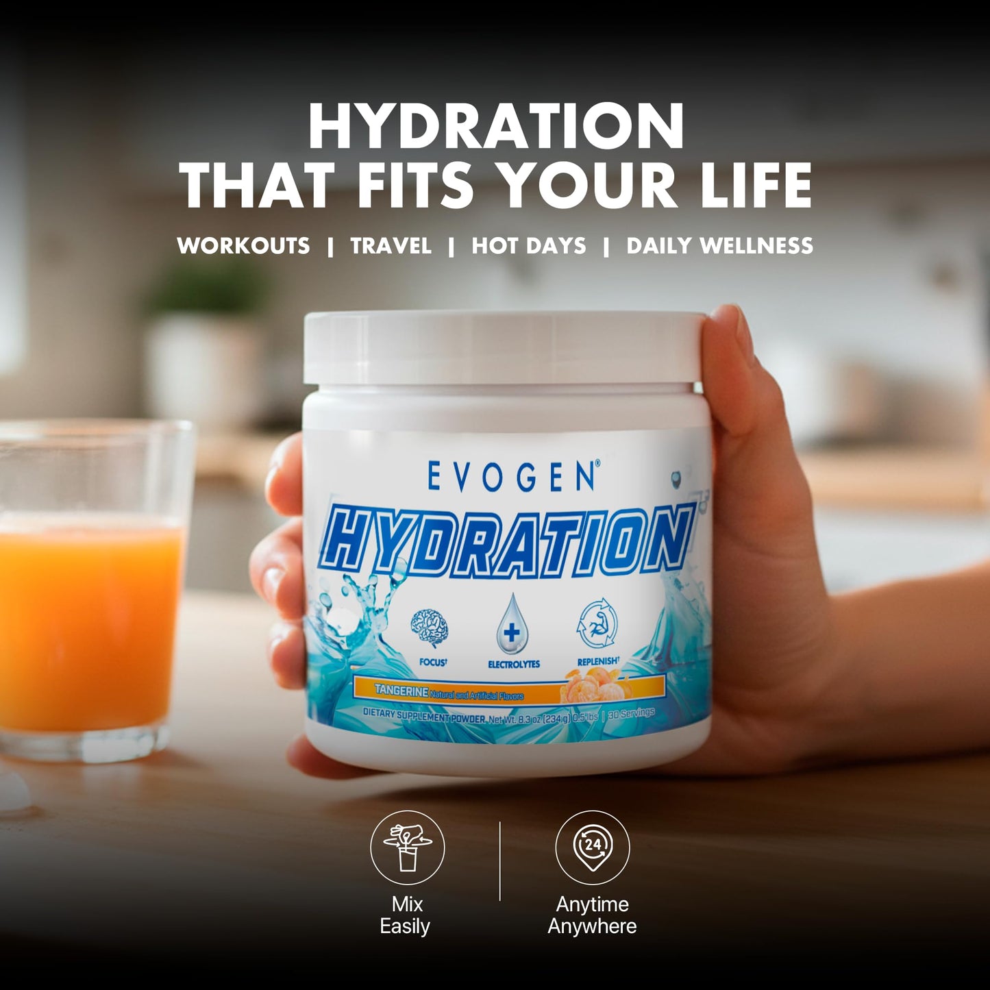Evogen Hydration Electrolytes Powder 8.3