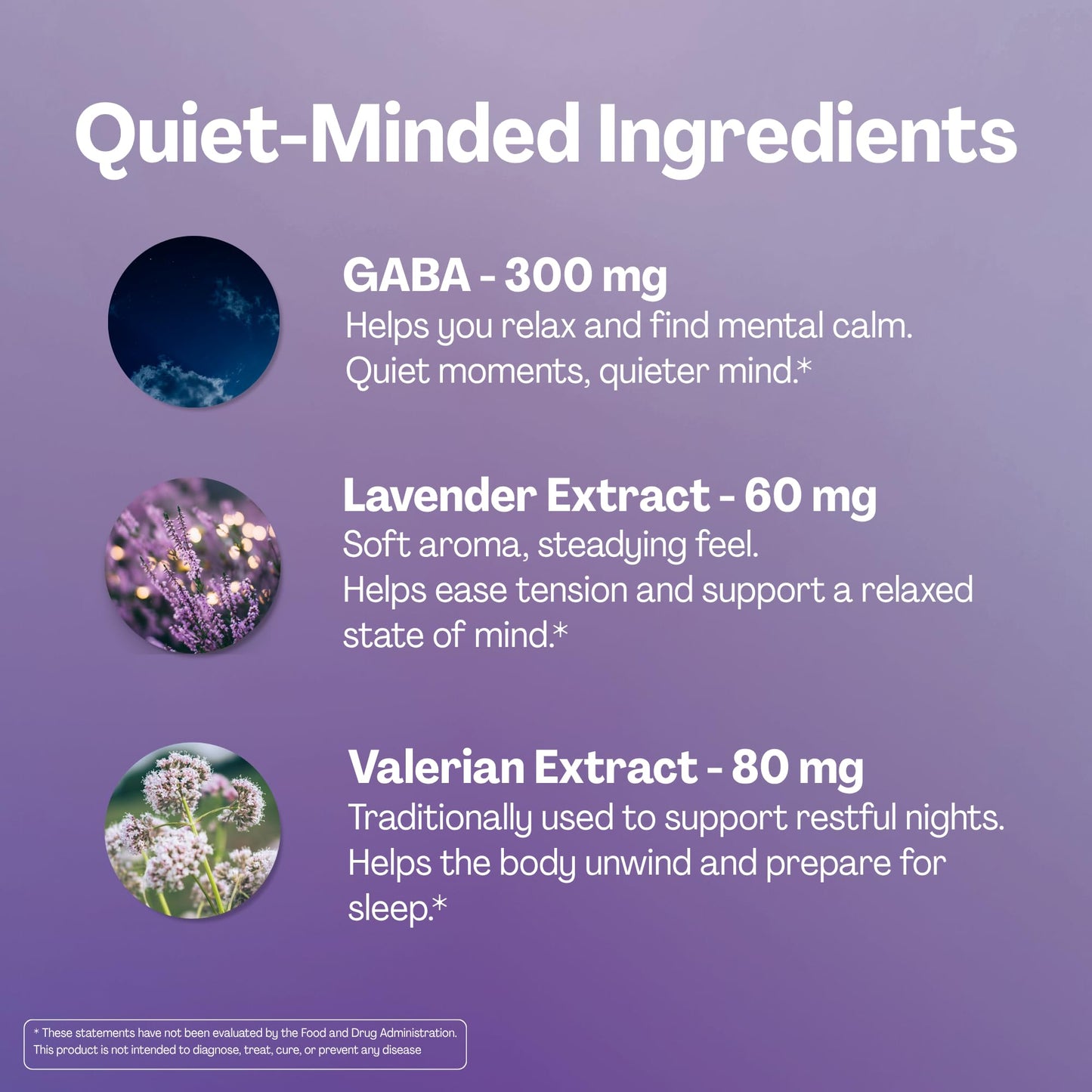 URVI GABA Gummies 5-in-1 Sleep Aid with GABA, Valerian Root, Lavender, Vitamin B1 & B6 – Calm Gummies for Stress Relief & Sleeping – No Melatonin – Sugar Free – Herbal Lavender Flavor 60 Gummies