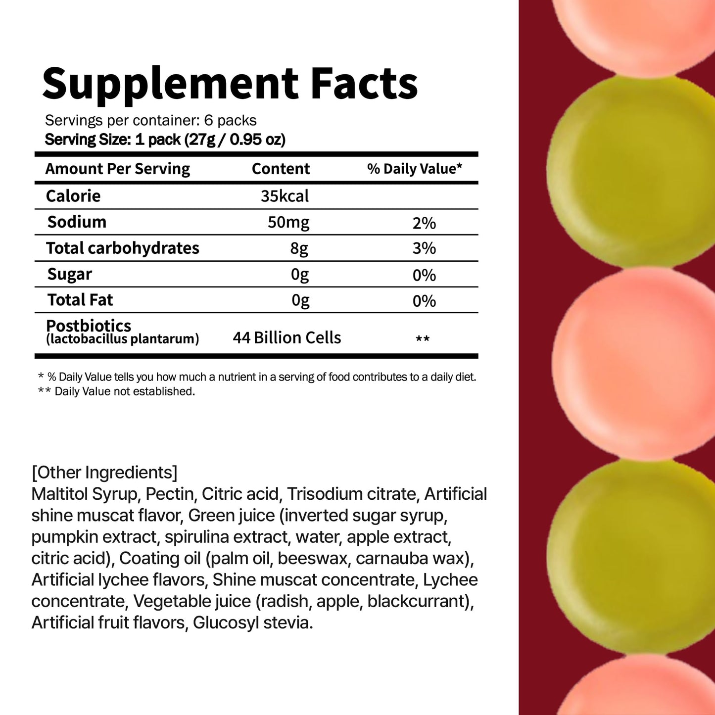 RebootJelly Probiotic Jelly Gummy 11.43 oz