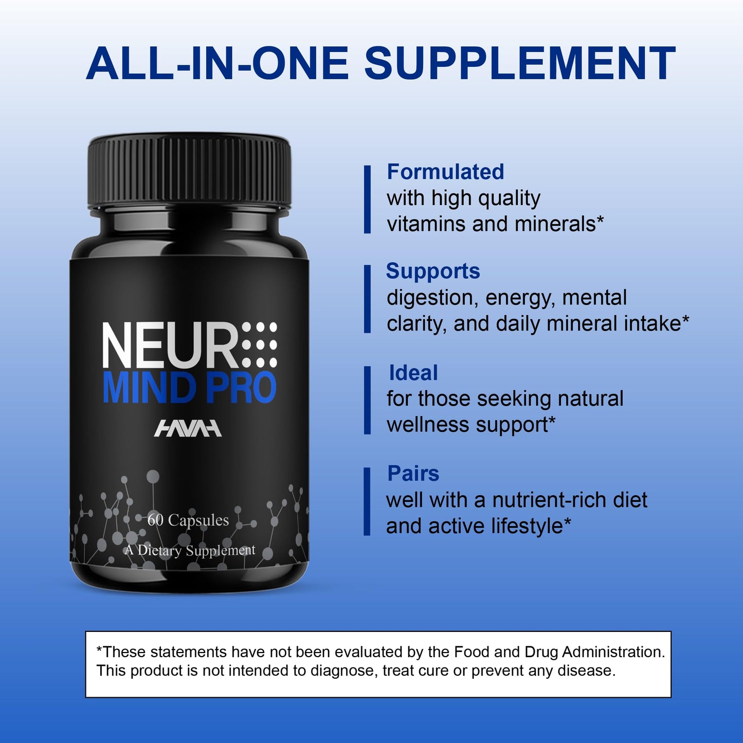 Havah NeuroMind Pro Brain Support 300 Capsules