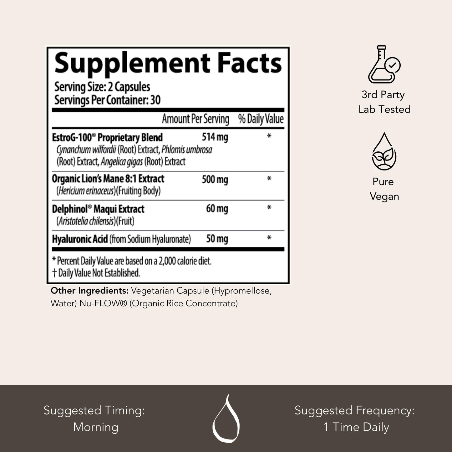 Pure Essentials Reclaim Women's Menopause Supplement 60 Capsules