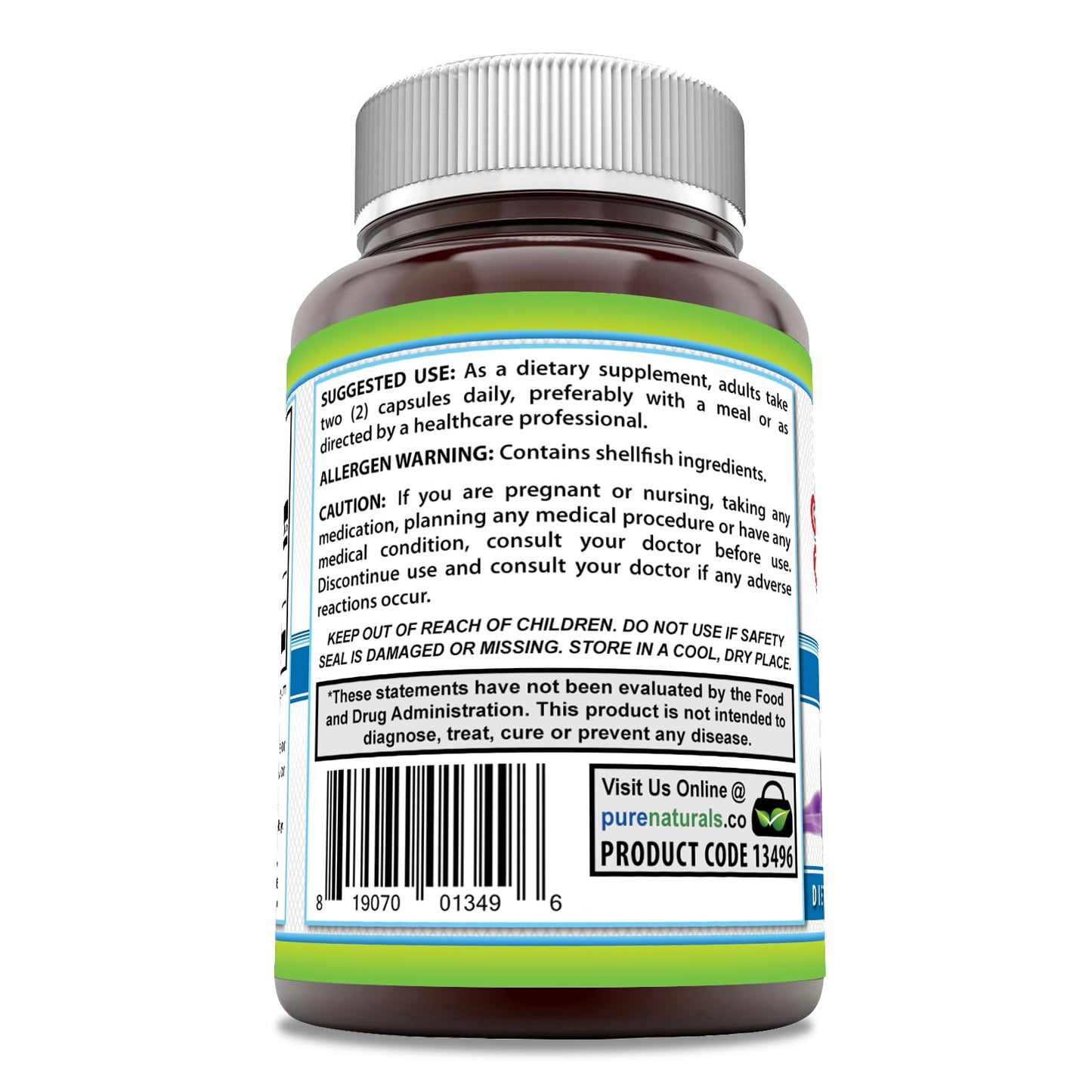 Pure Naturals Glucosamine Chondroitin + MSM Supplement Capsules, 240 Capsules