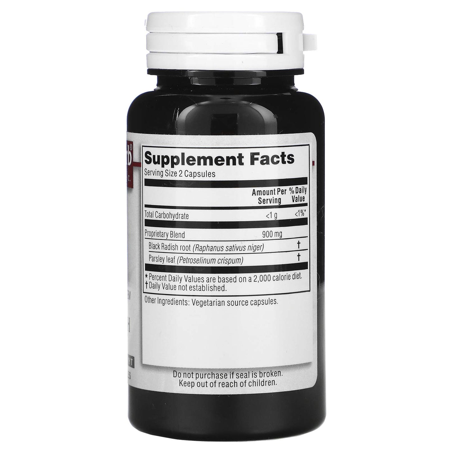 Kroeger Herb Products Black Radish and Parsley Capsules 100