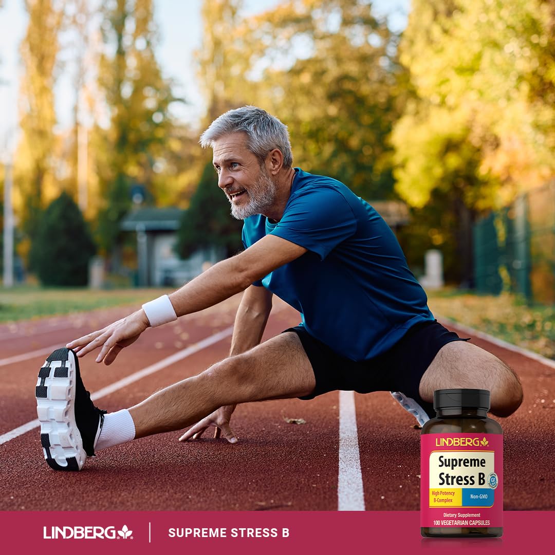 Lindberg Supreme Stress B Complex Vitamins Capsules 100