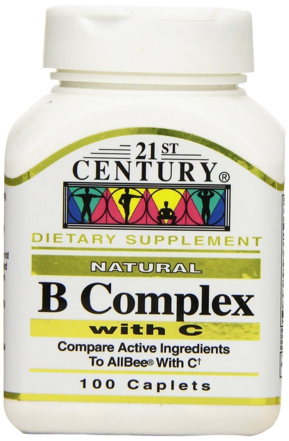 21st Century B Complex with Vitamin C Tablets, 100 Tablets