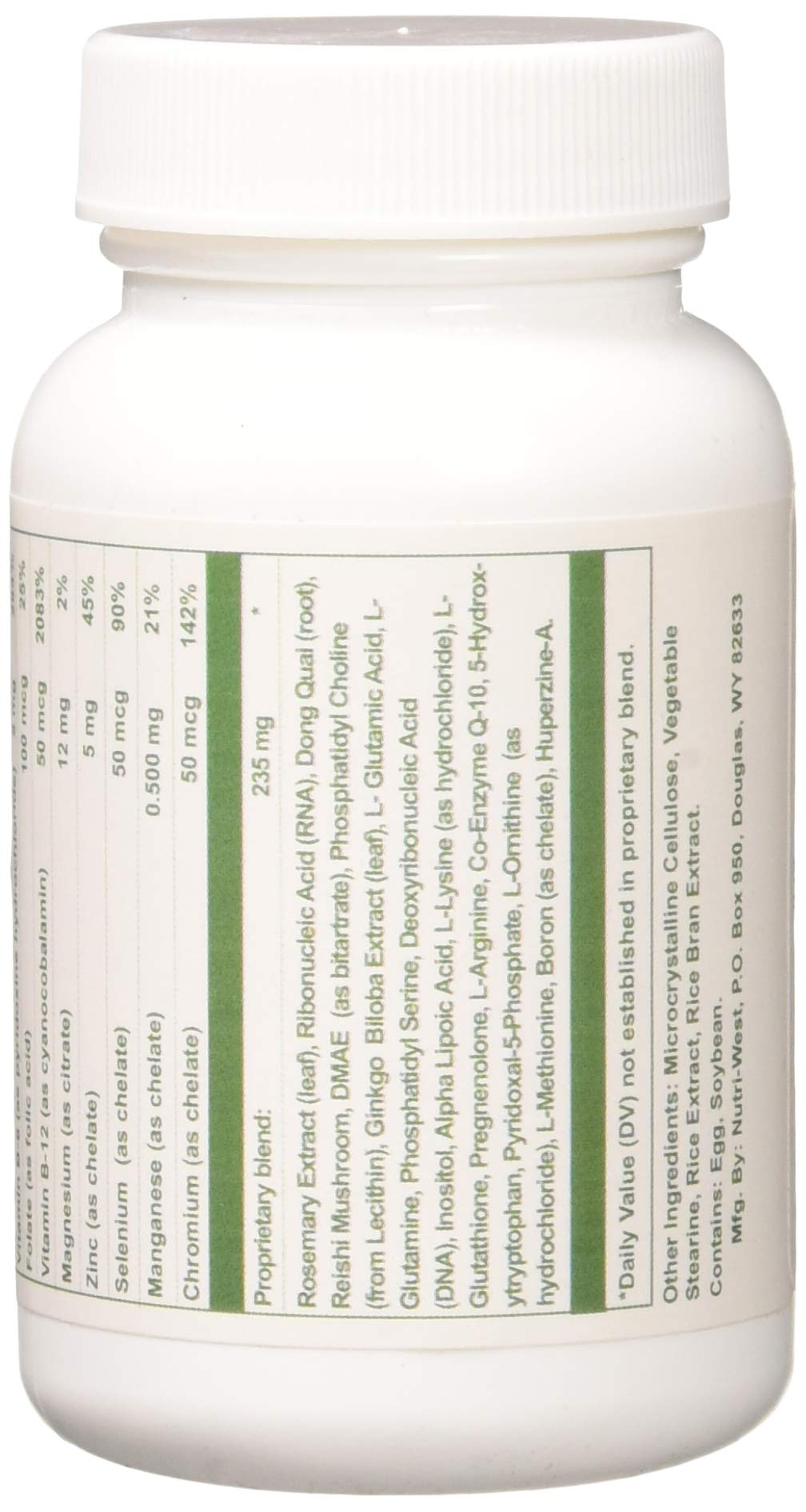 Nutri-West Total Brain Tablet 90 Count