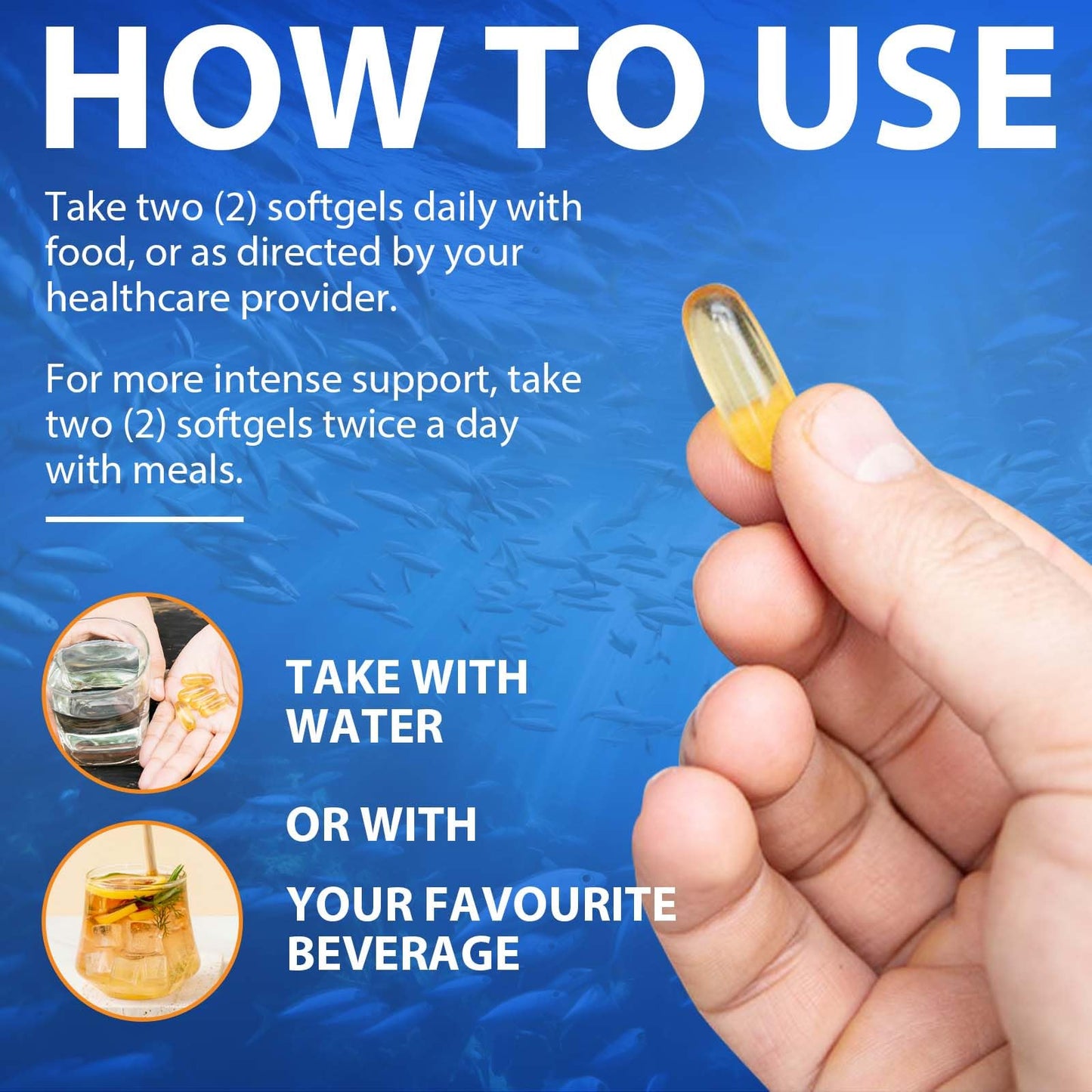 AEBEFBAW Omega 3 Fish Oil Softgels 120