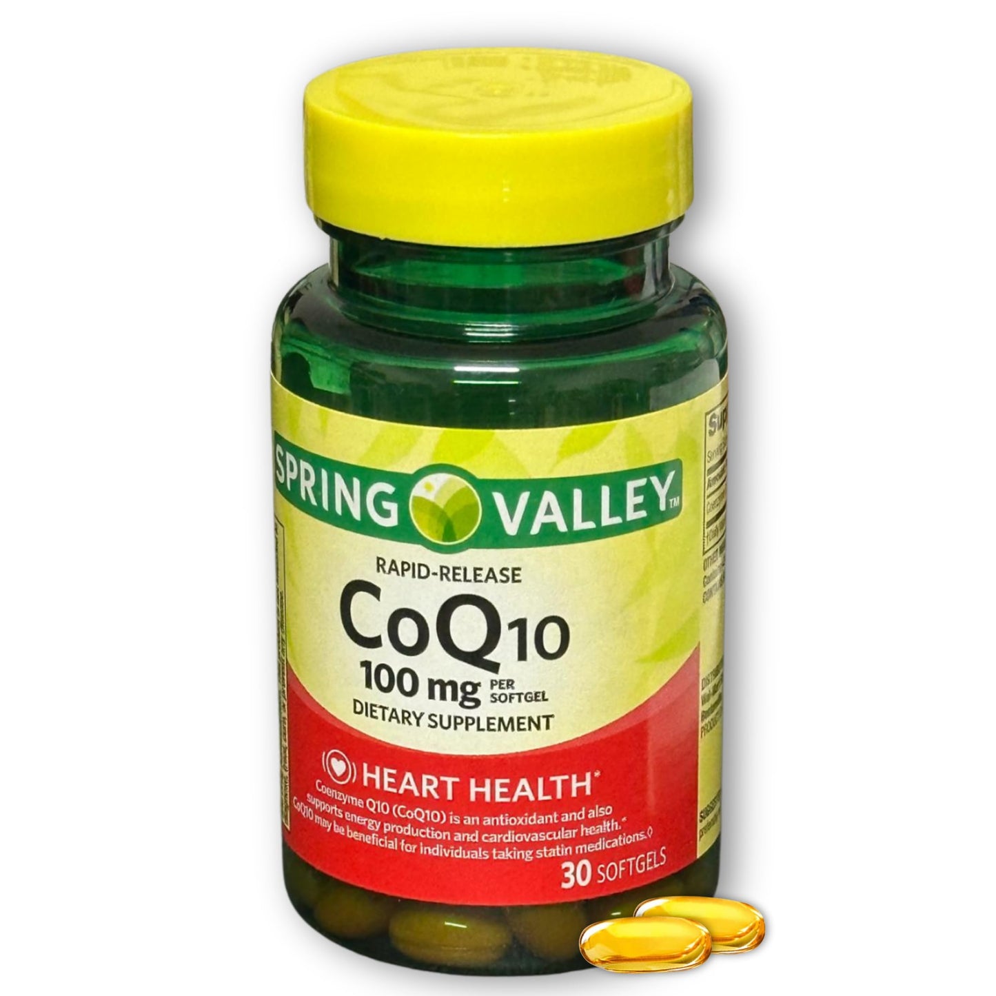 Fusion Shop Store CoQ10 Rapid Release 100mg Softgels, 30 Count