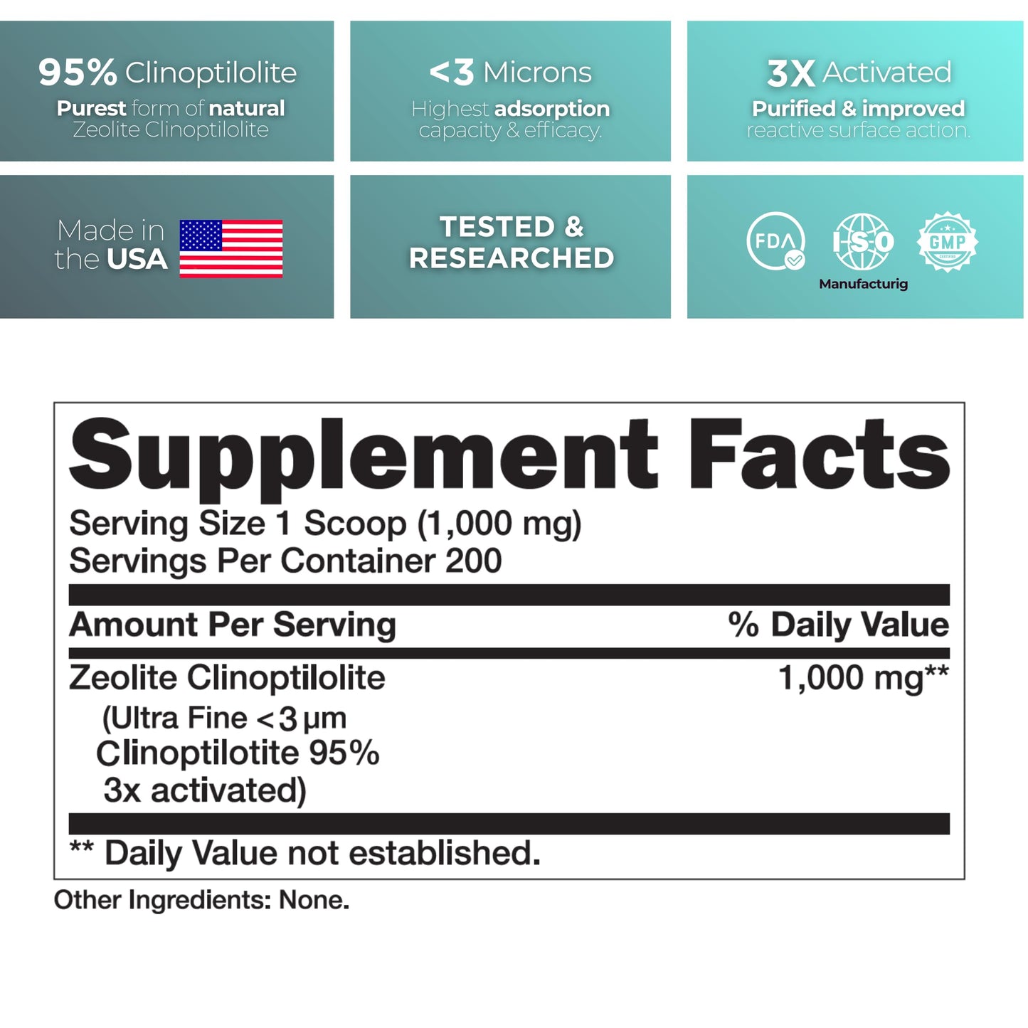 TODICAMP Zeolite Detox for Adults Sorbolit - Zeolite Clinoptilolite for Deep Full Body Detox, Gut Cleanse, Cellular and Liver Detox Powder 7.05 oz