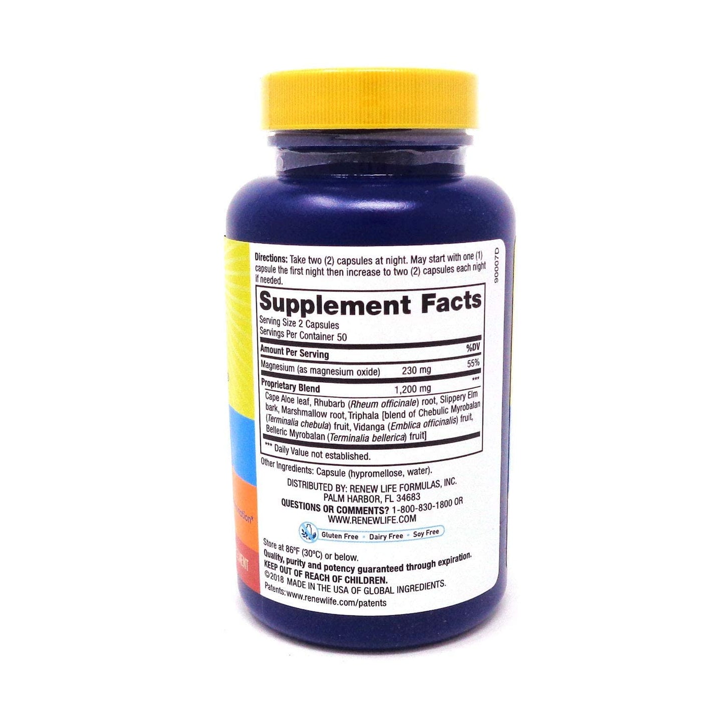 Renew Life Cleanse More Herbal & Mineral Formula Capsules 100 Count