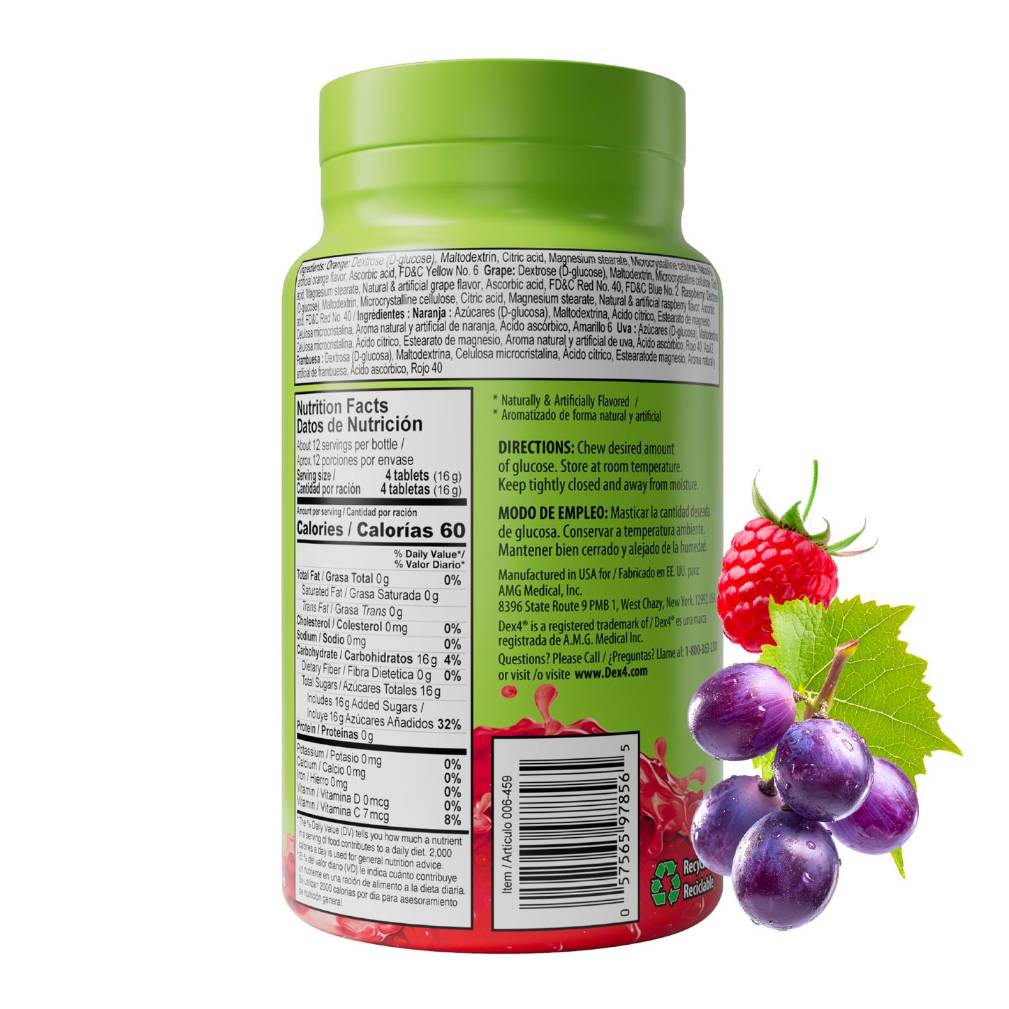 Dex4 Glucose Tablets Fast Acting Glucose 600 Tablets