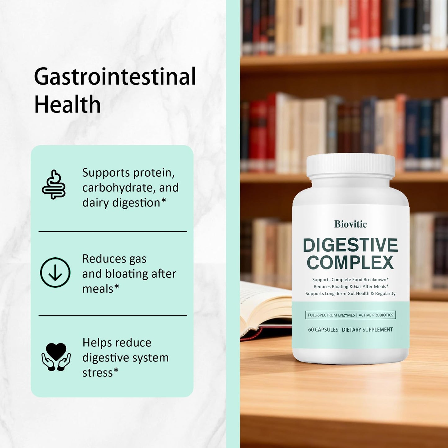 Morvyn Biovitic Digestive Complex Capsule 60 Count