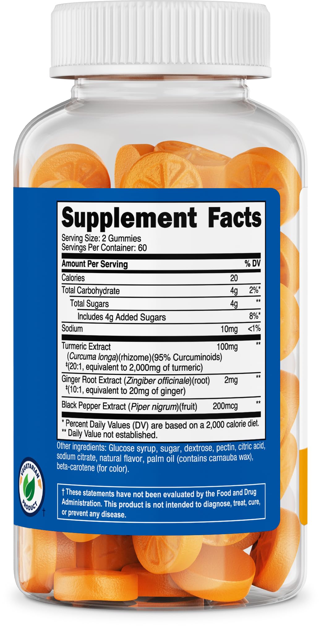 Nutricost Turmeric Gummies (2,000mg) 120 Gummies