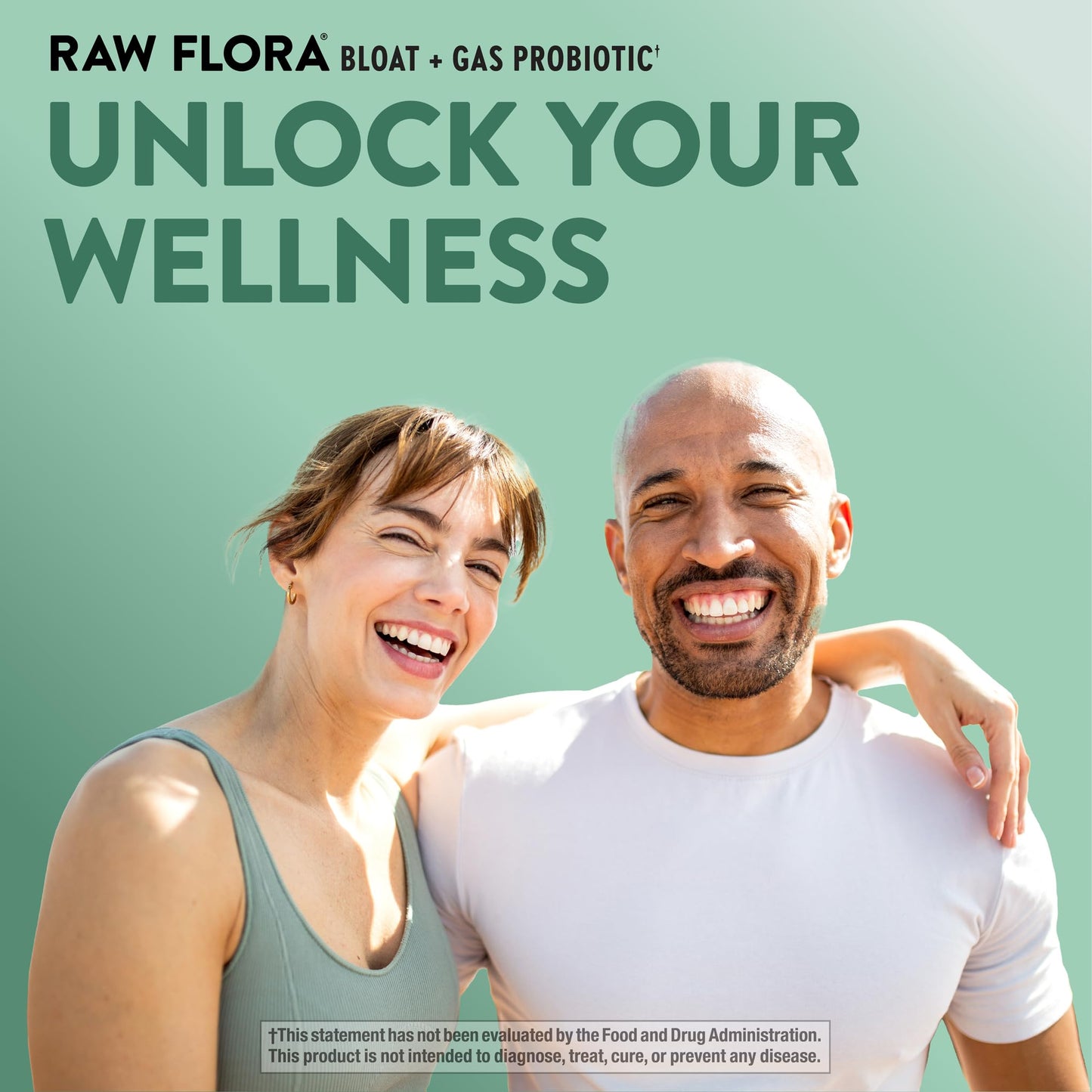 Raw Flora Bloat and Gas Probiotic for Women & Men Capsule, 60 Capsules