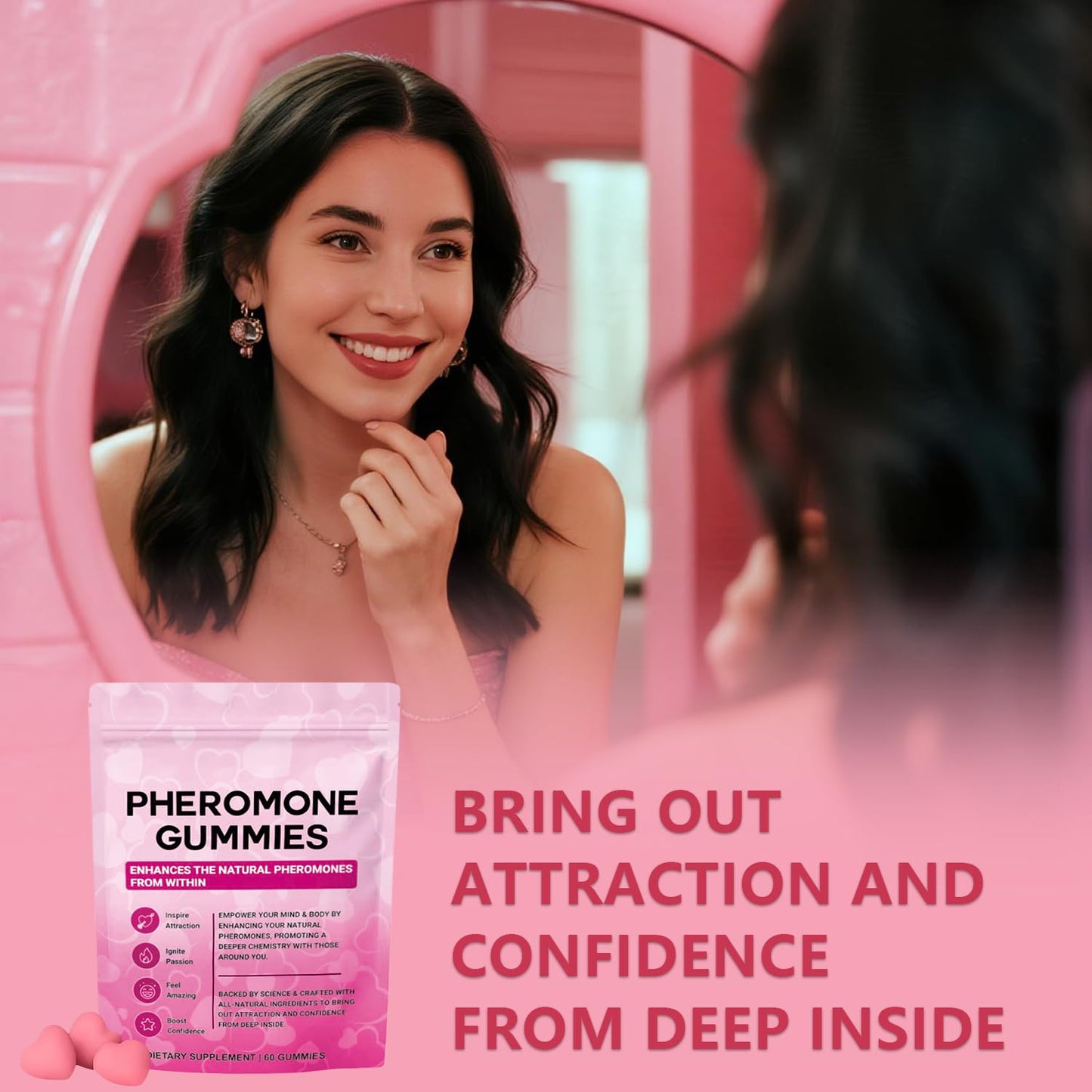 Josmon Pheromone Gummies for Women, 1 Count