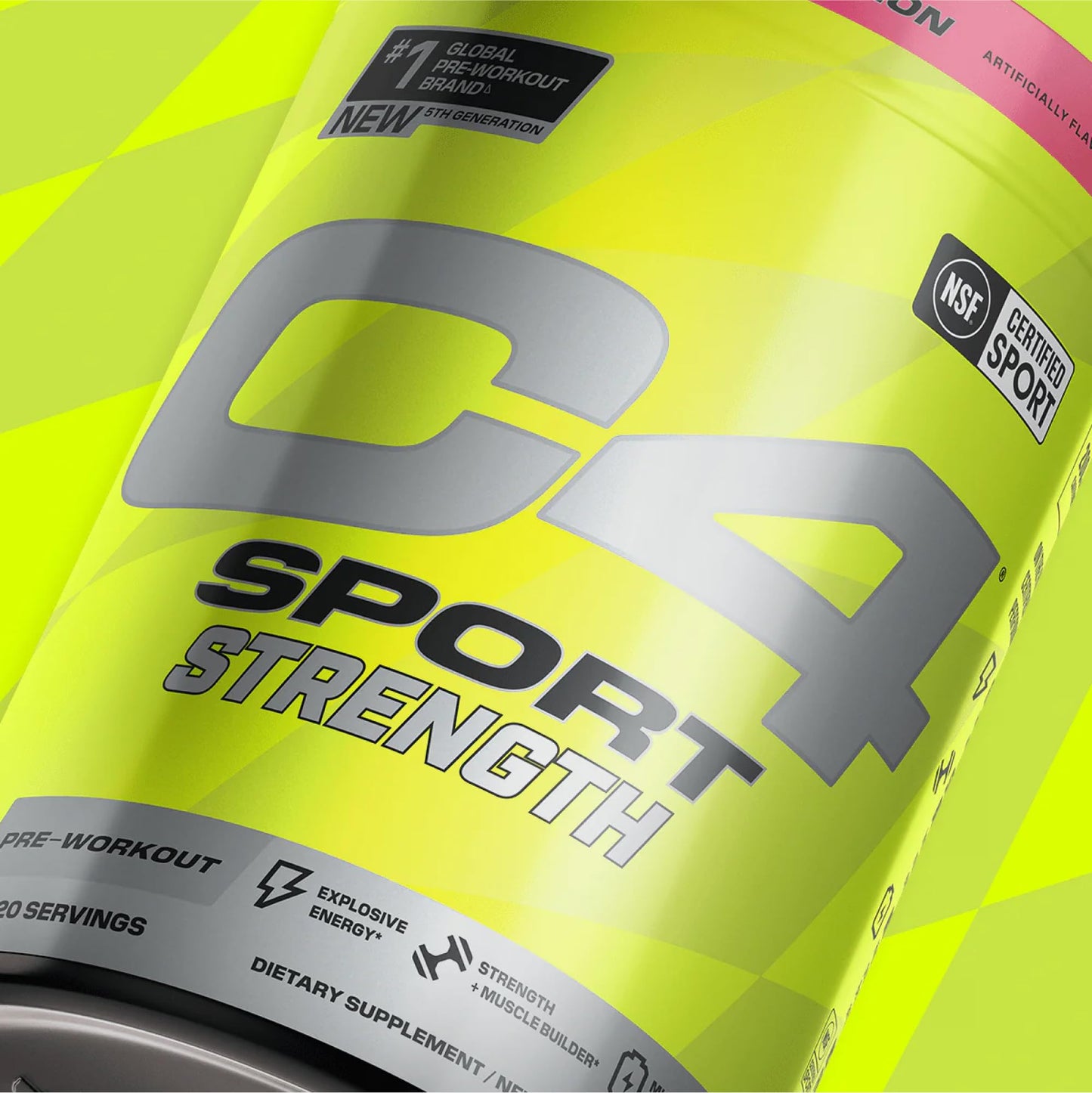 C4 Sport Strength Pre Workout Powder 14.18 Ounce