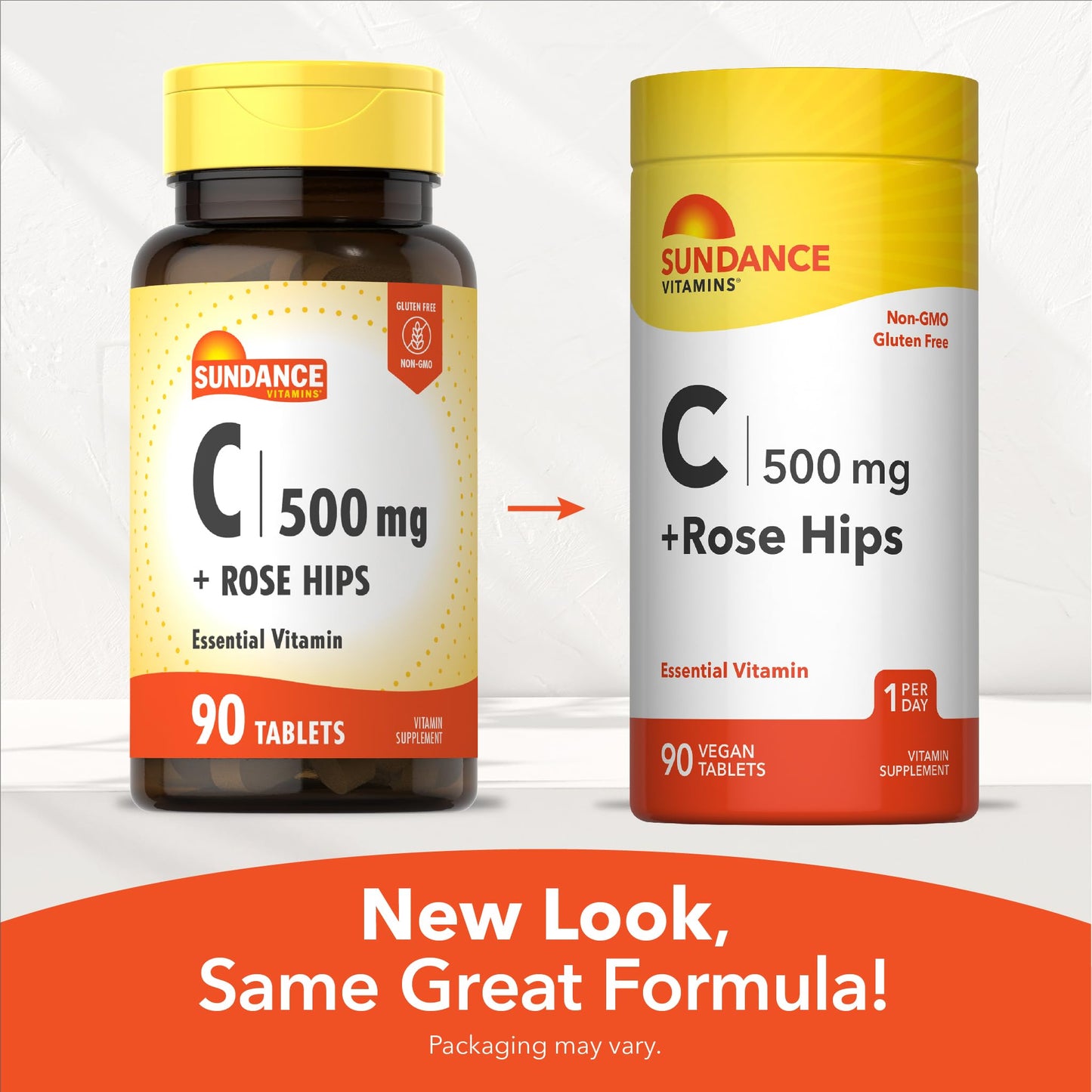 Sundance Vitamin C with Rose Hips Tablets 90 Count