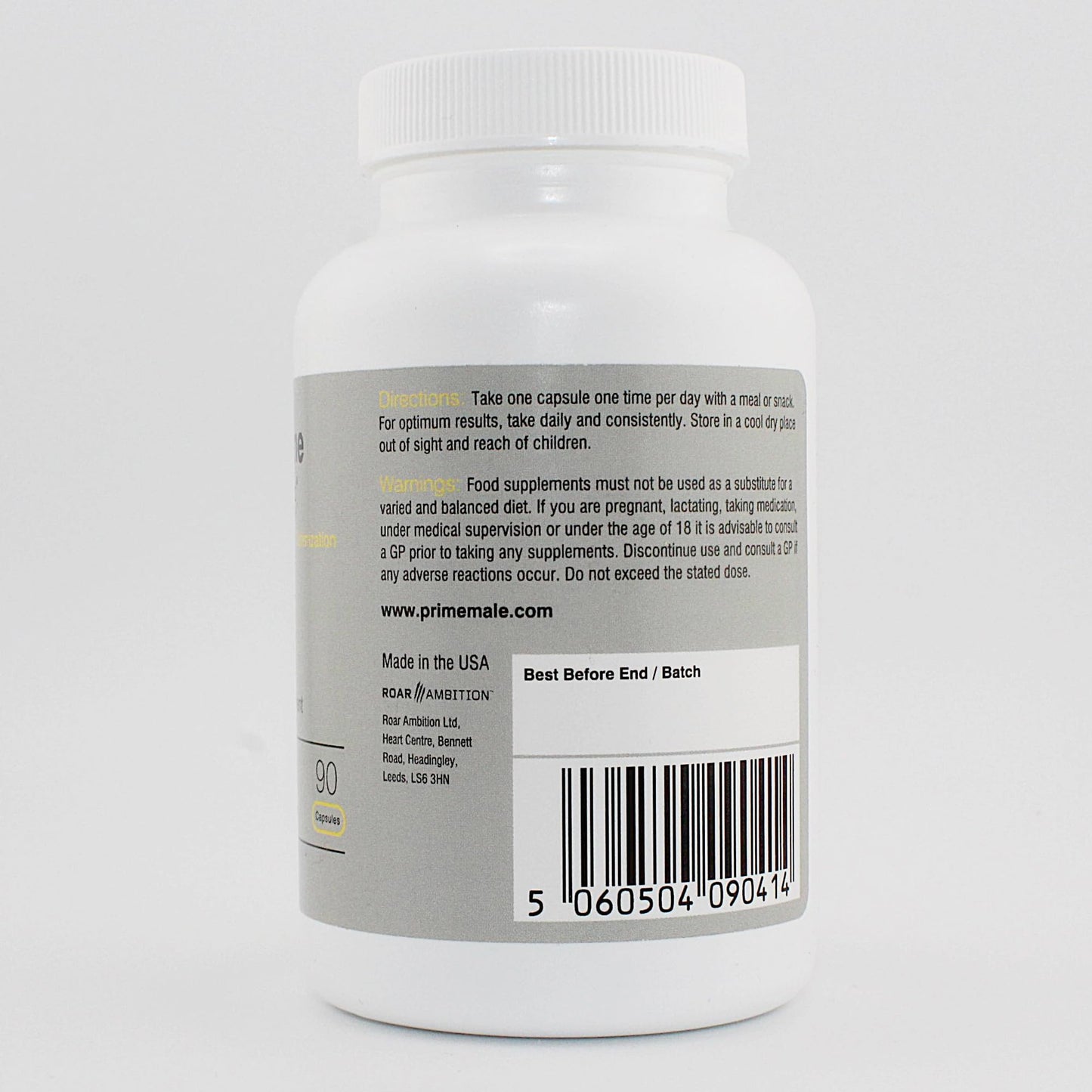 Prime Male D3 & K2 Capsule 1 Count