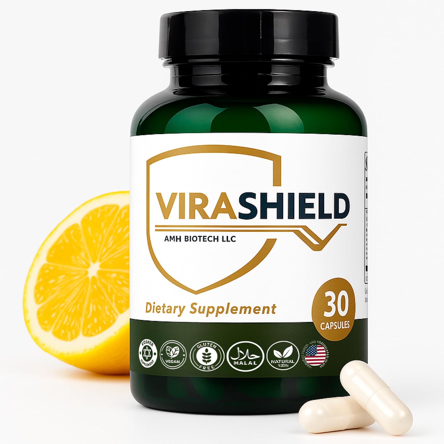 VIRASHIELD AMH BIOTECH LLC ViraShield Human Dietary Supplement Capsule 1 Count