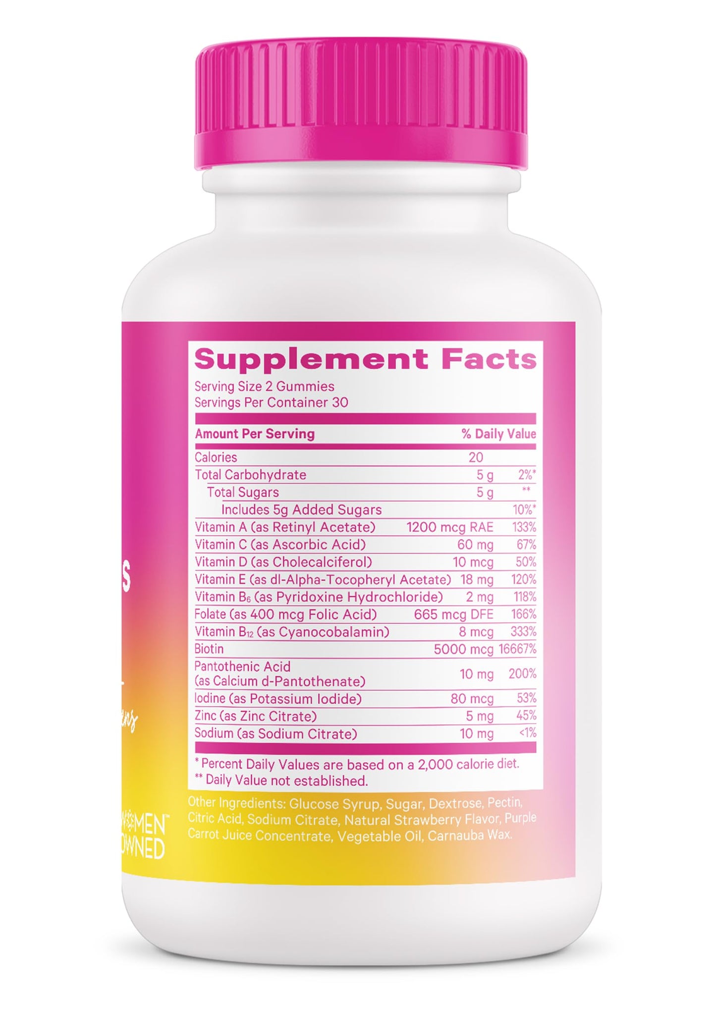 Pink Stork Biotin Multivitamin for Teens Gummy 60