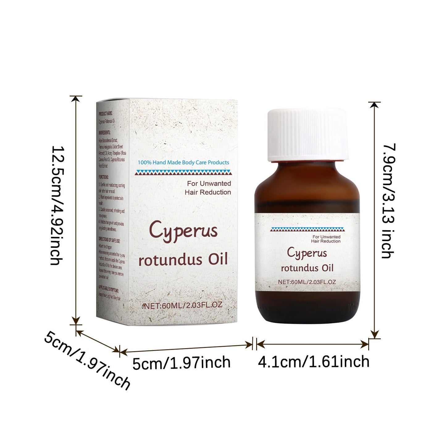 HXCBEC Cyperus Rotundus Oil Powder 60