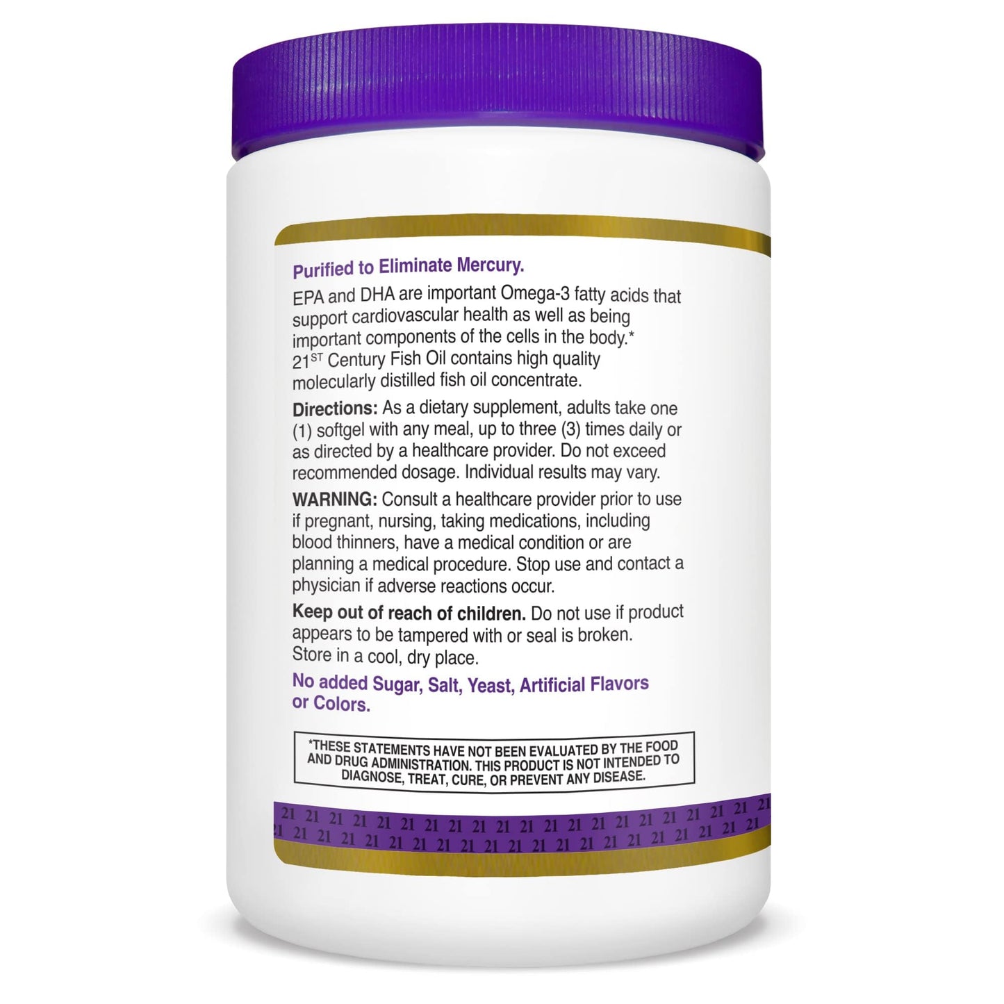 SMART MONKEY TECHNOLOGIES Fish Oil 1000 mg Softgels, 300 Count