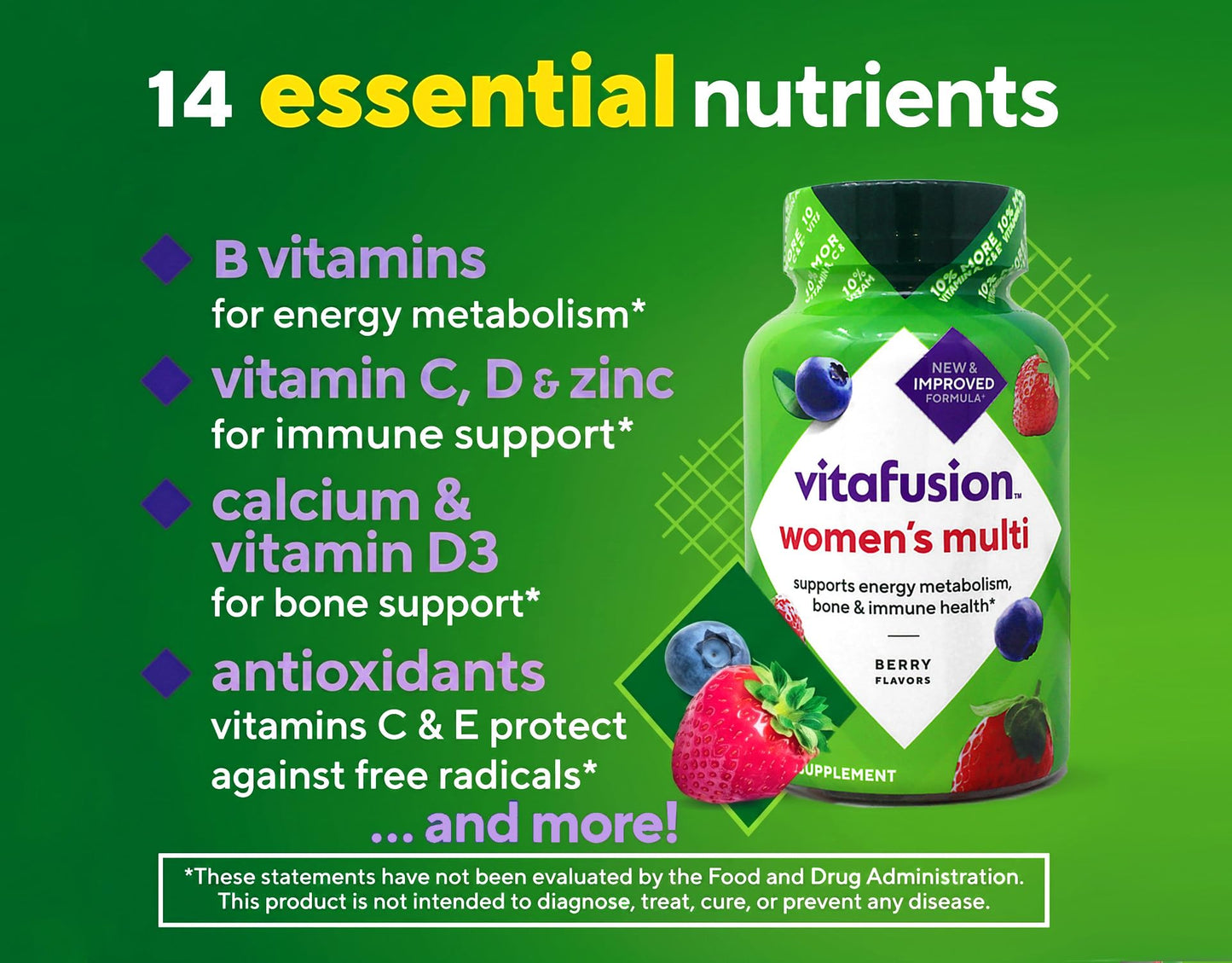 Vitafusion Women's Complete Multivitamin Gummies 280 Count