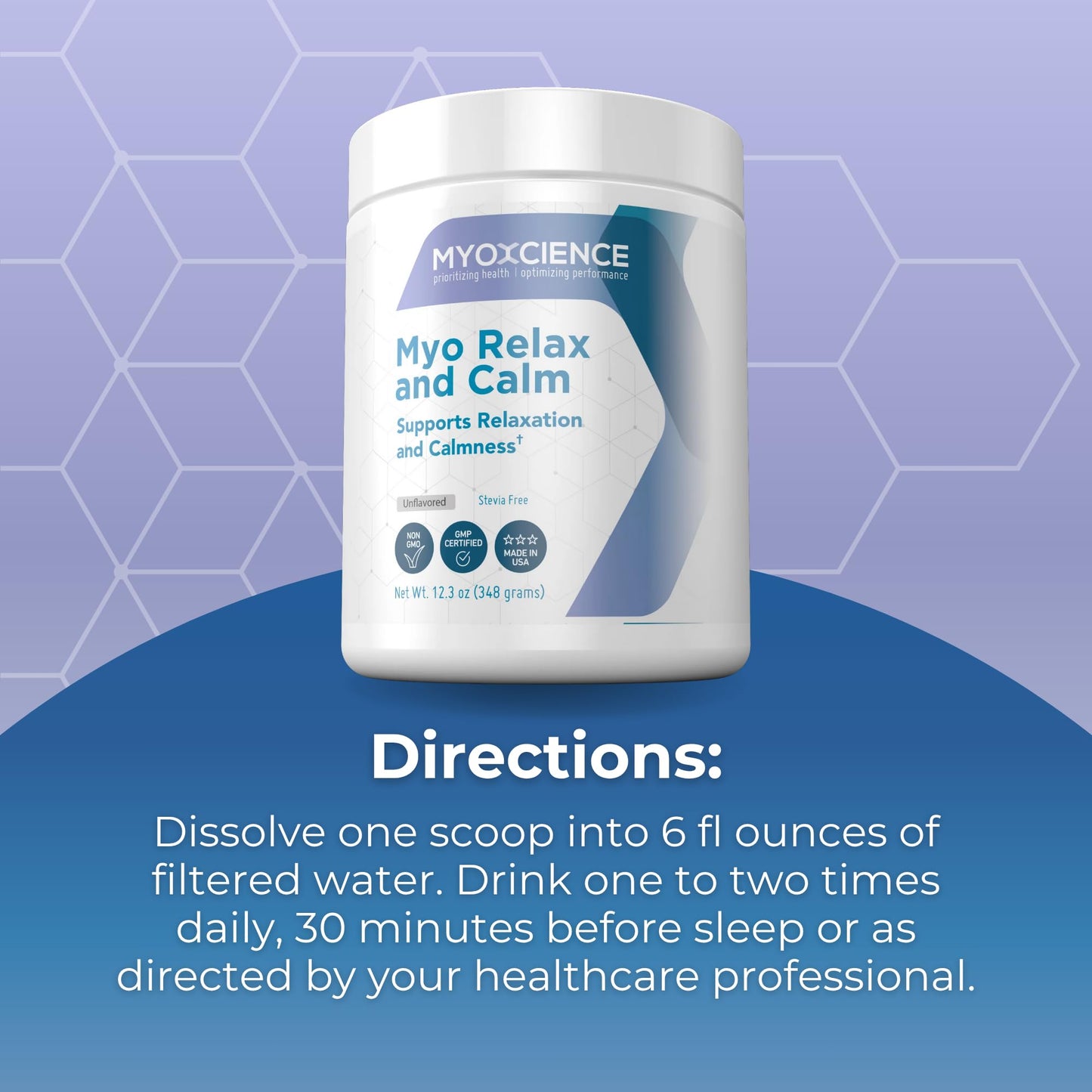 MYOXCIENCE Myo Relax & Calm Powder 8.25 Ounce