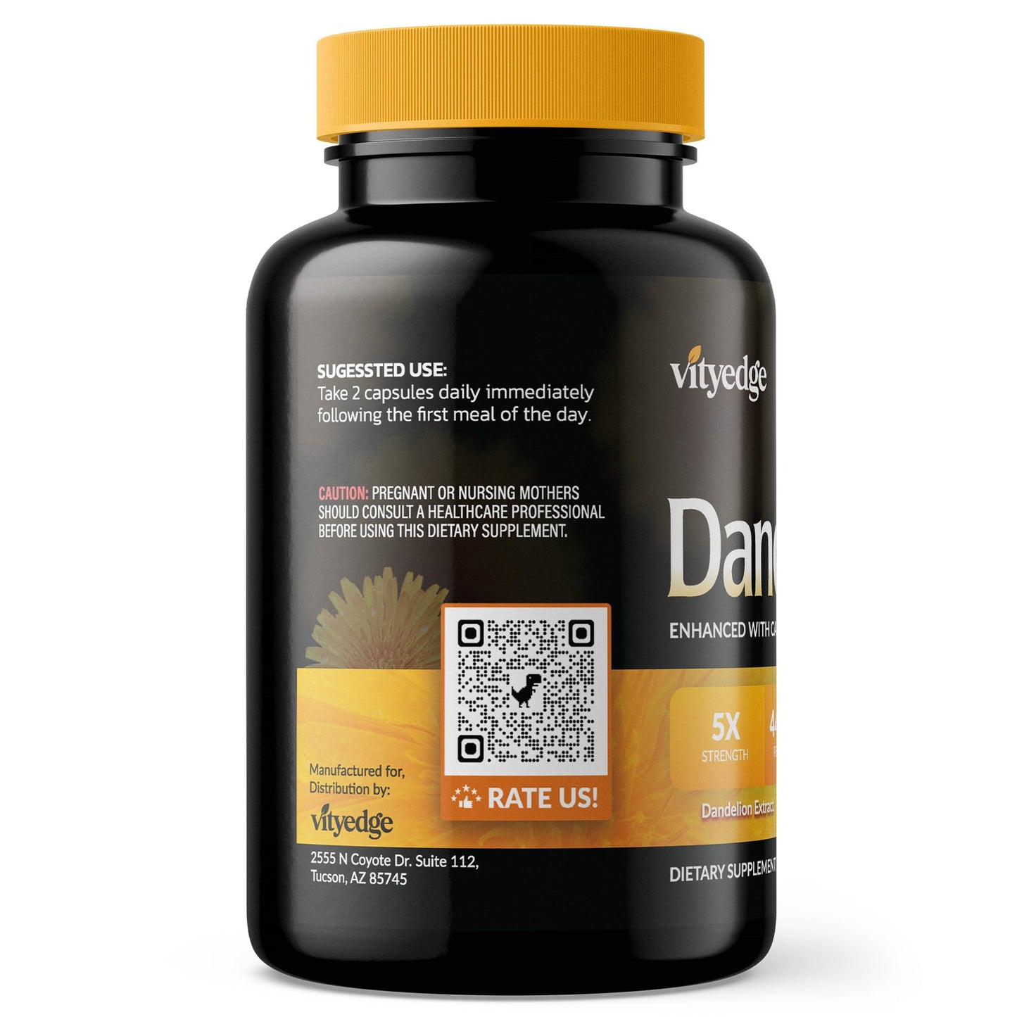 Vityedge Natural Diuretic Capsules 50 Count