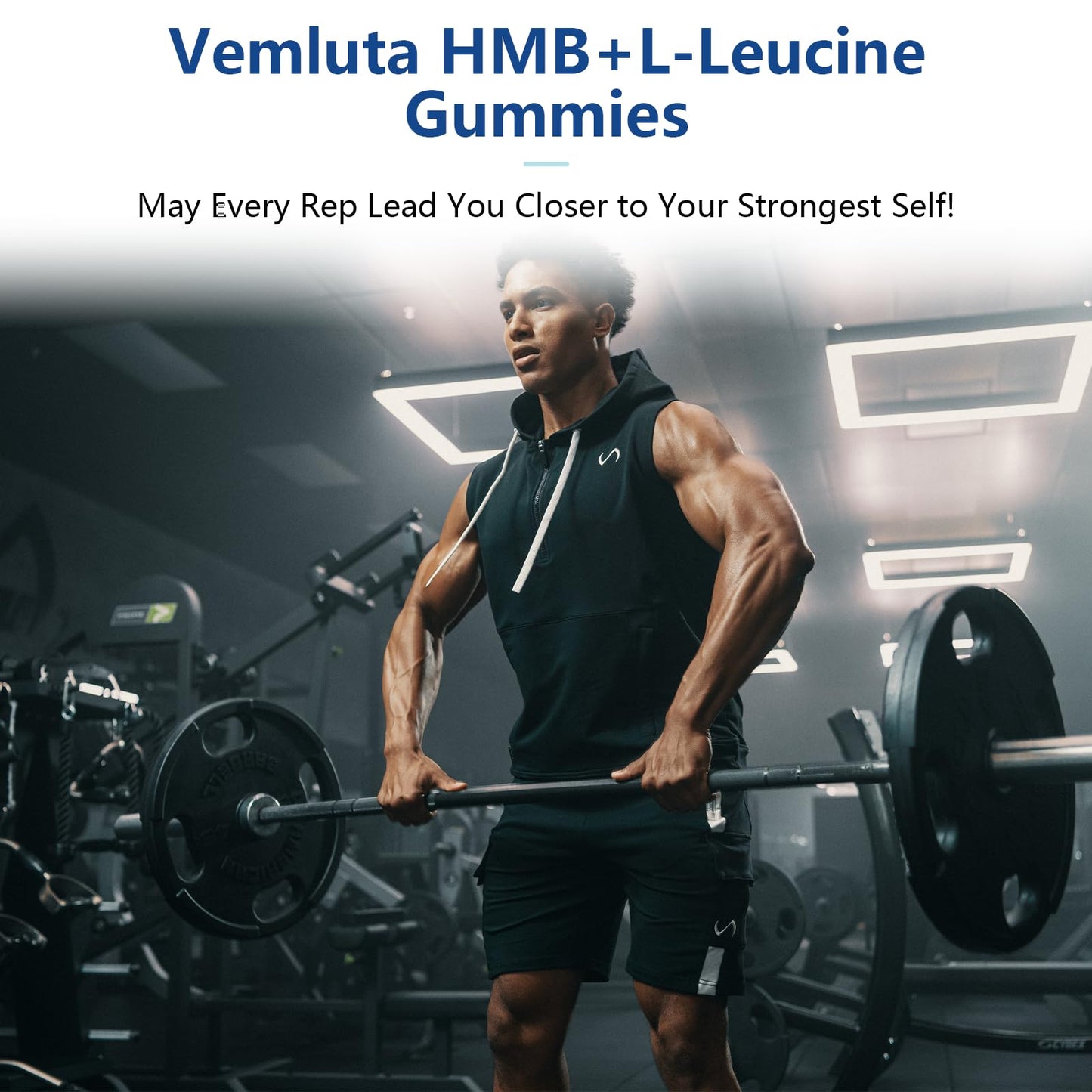 Vemluta HMB & Leucine Gummies, 120 Count