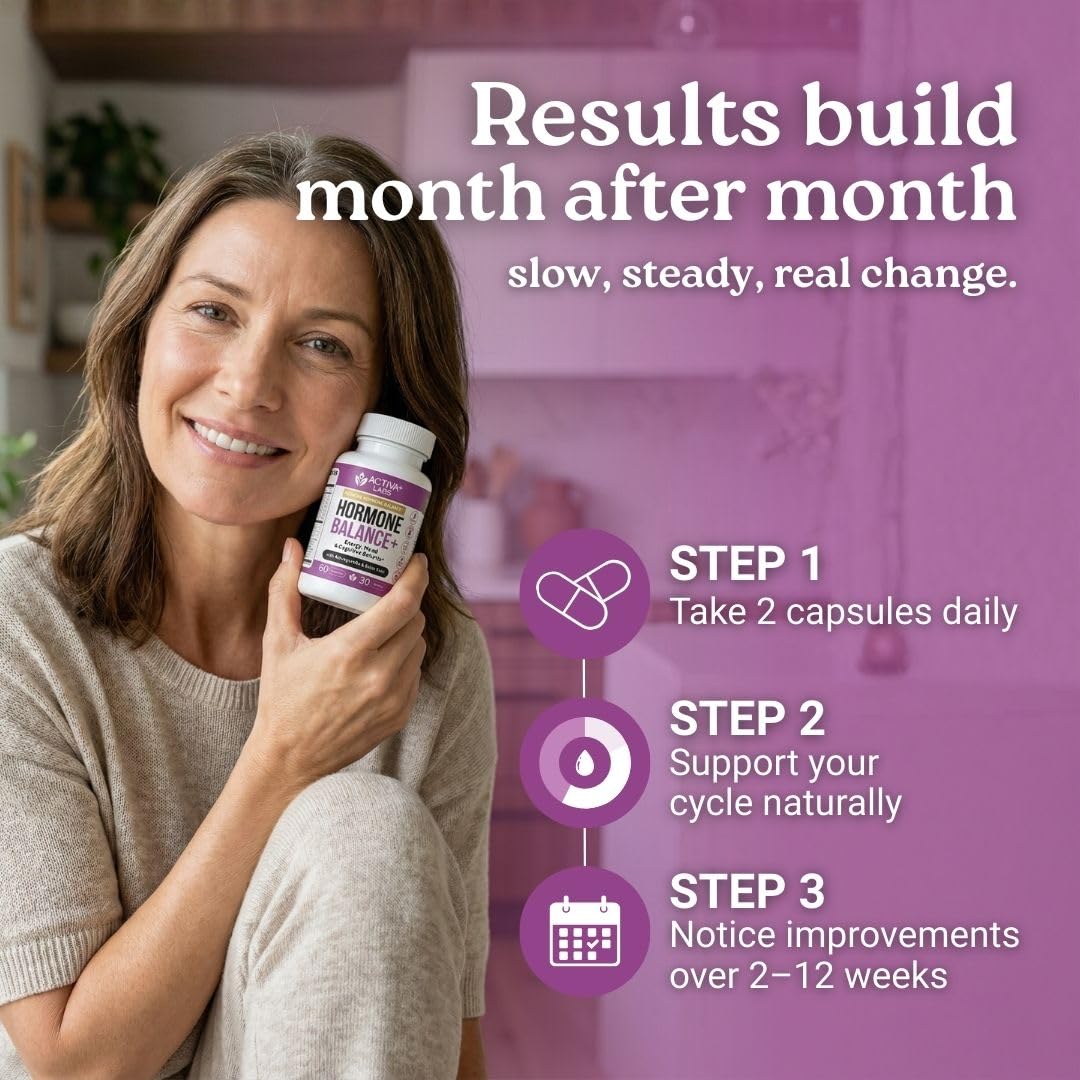 Activa Labs Hormone Balance Supplement for Women, Libido & Mood, Energy Capsule, 60 Count