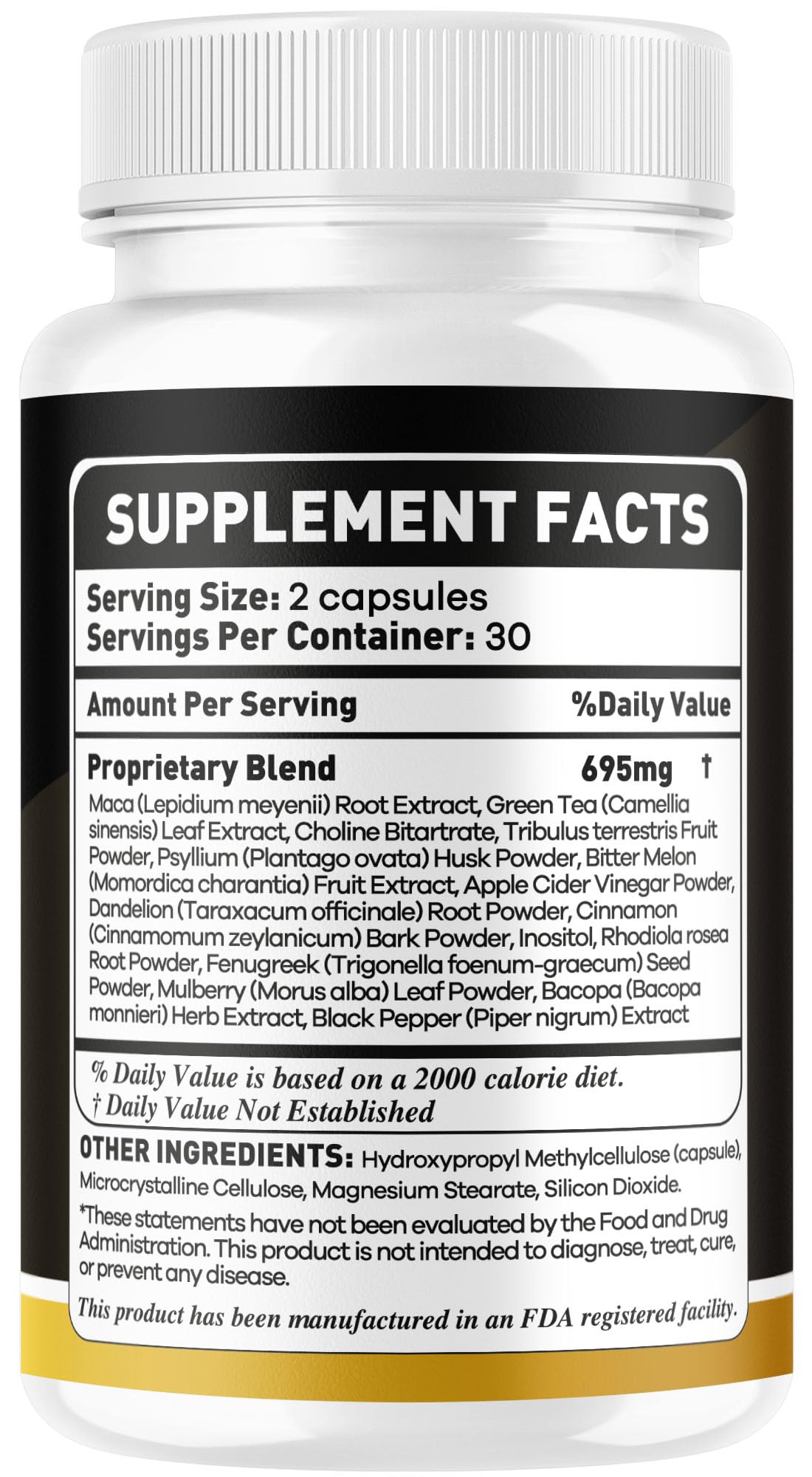 OVICIA Java Tide Capsules, 180 Capsules