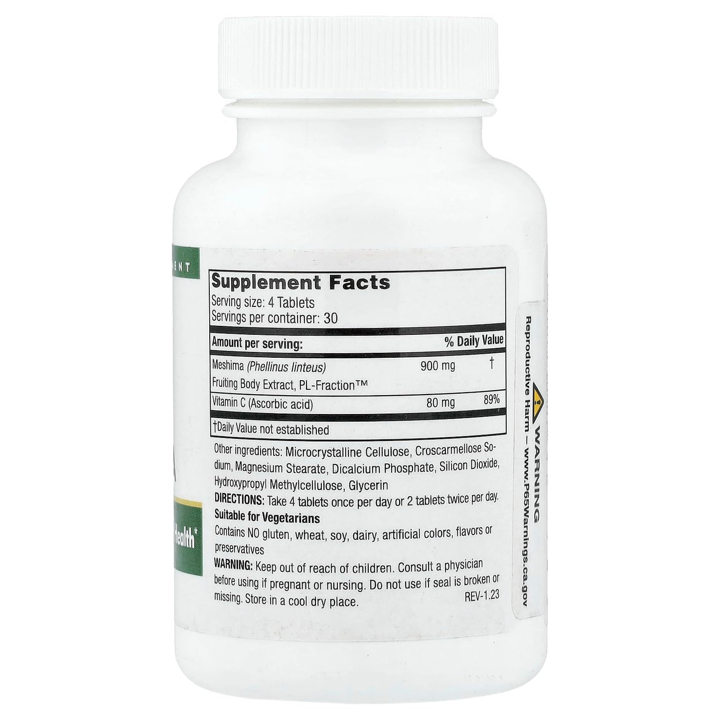 Mushroom Wisdom Super Meshima Tablets 120 Count