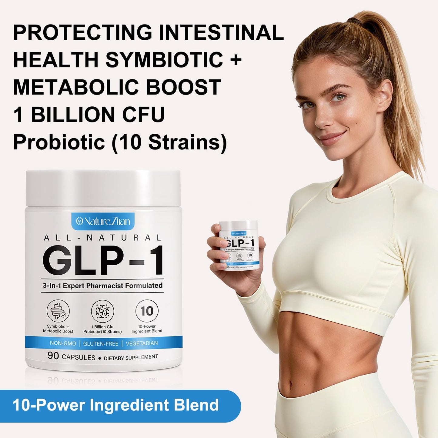 SOLEMEONY GLP-1 Supplement 90 Capsules