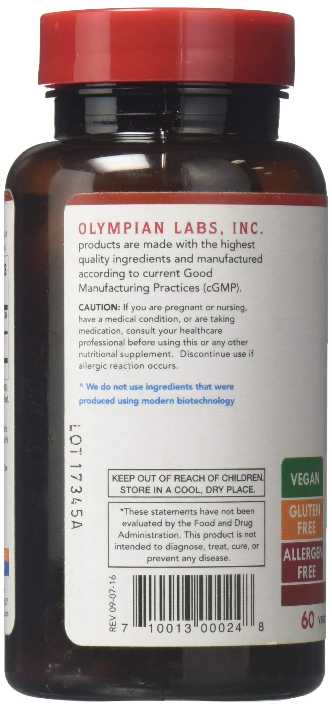 Olympian Labs Ginkgo Biloba Extract 60 Capsules